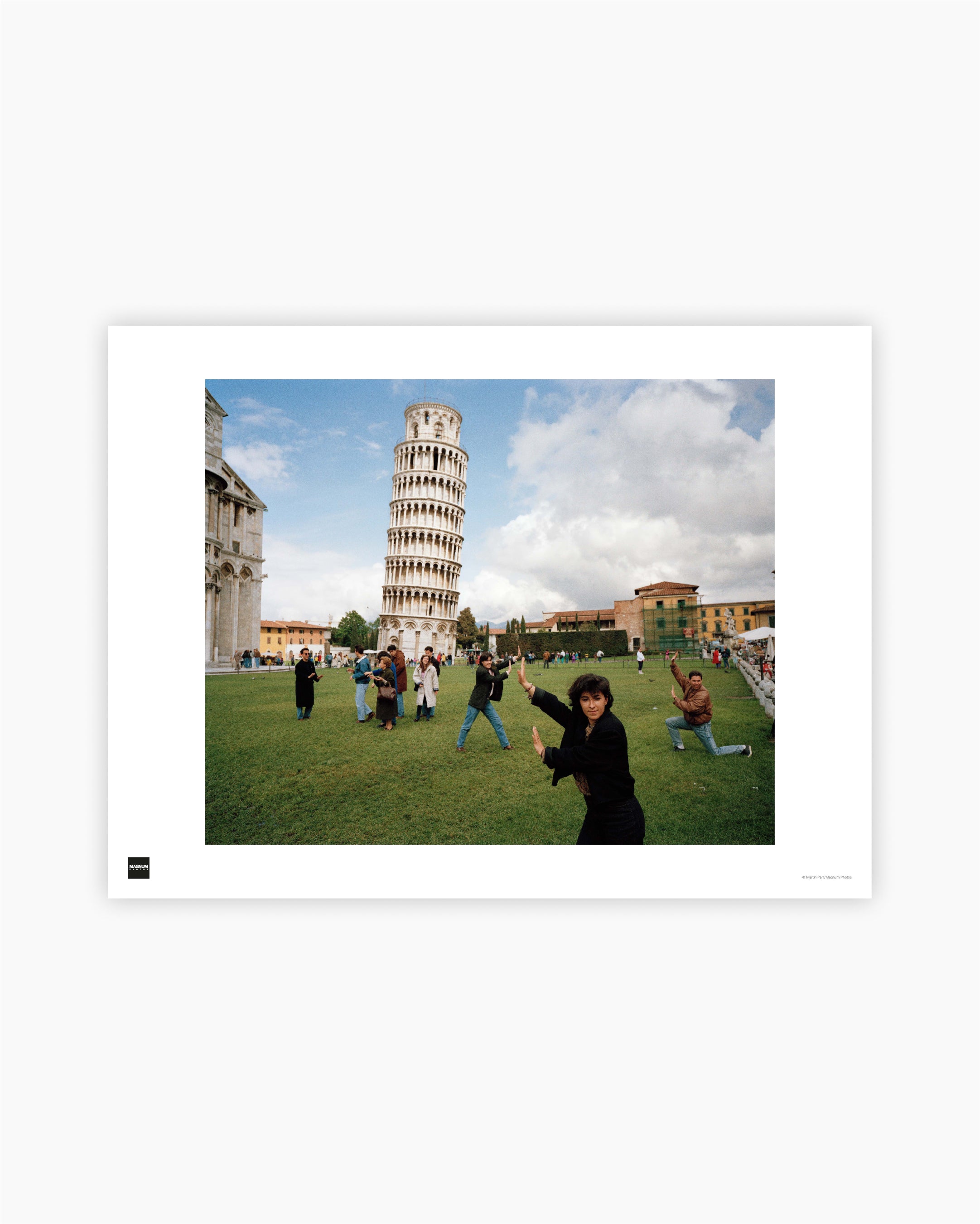 Magnum Poster: The Leaning Tower of Pisa, 1990