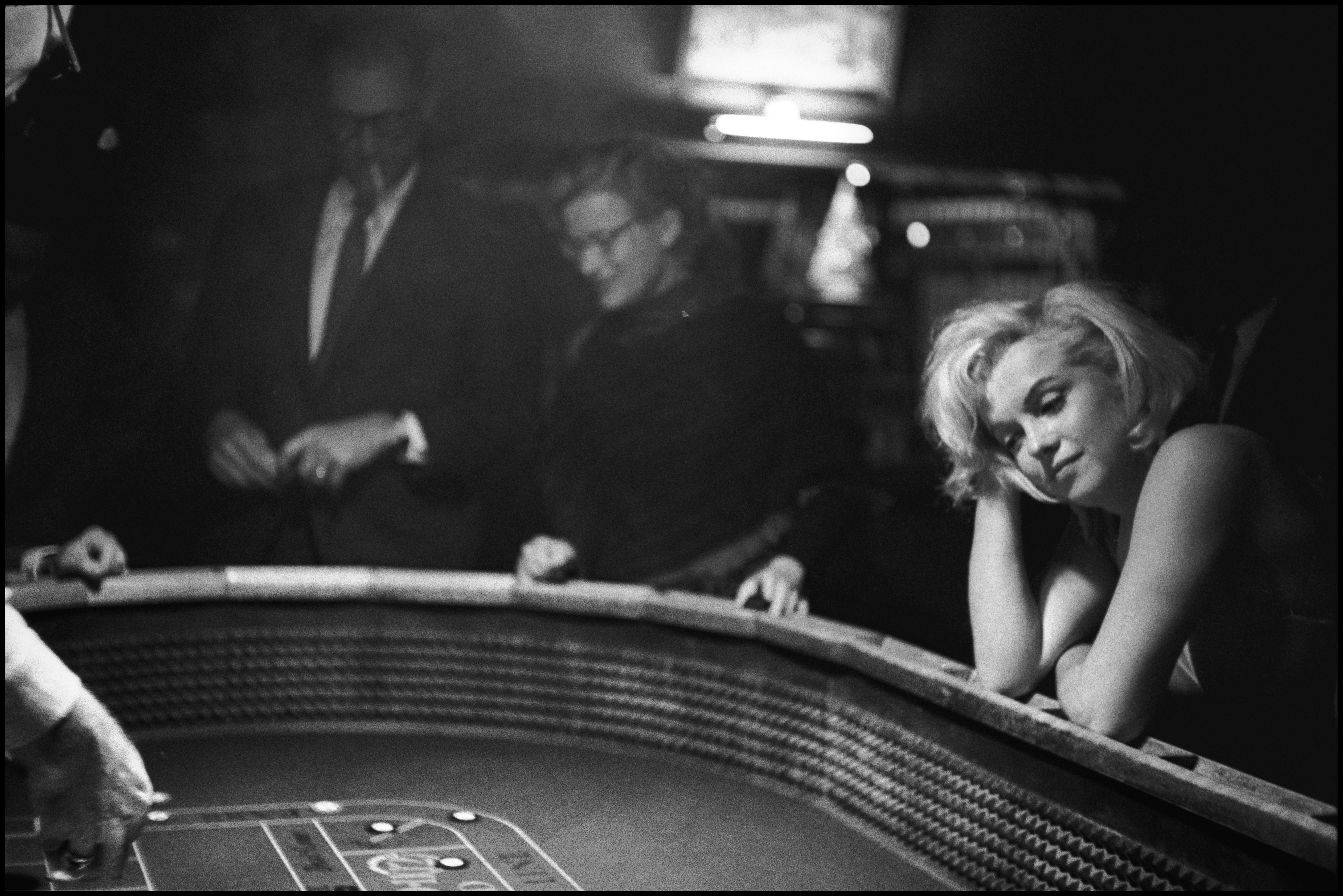 Fine Print: Marilyn Monroe at the gambling tables, Reno, Nevada, 1960
