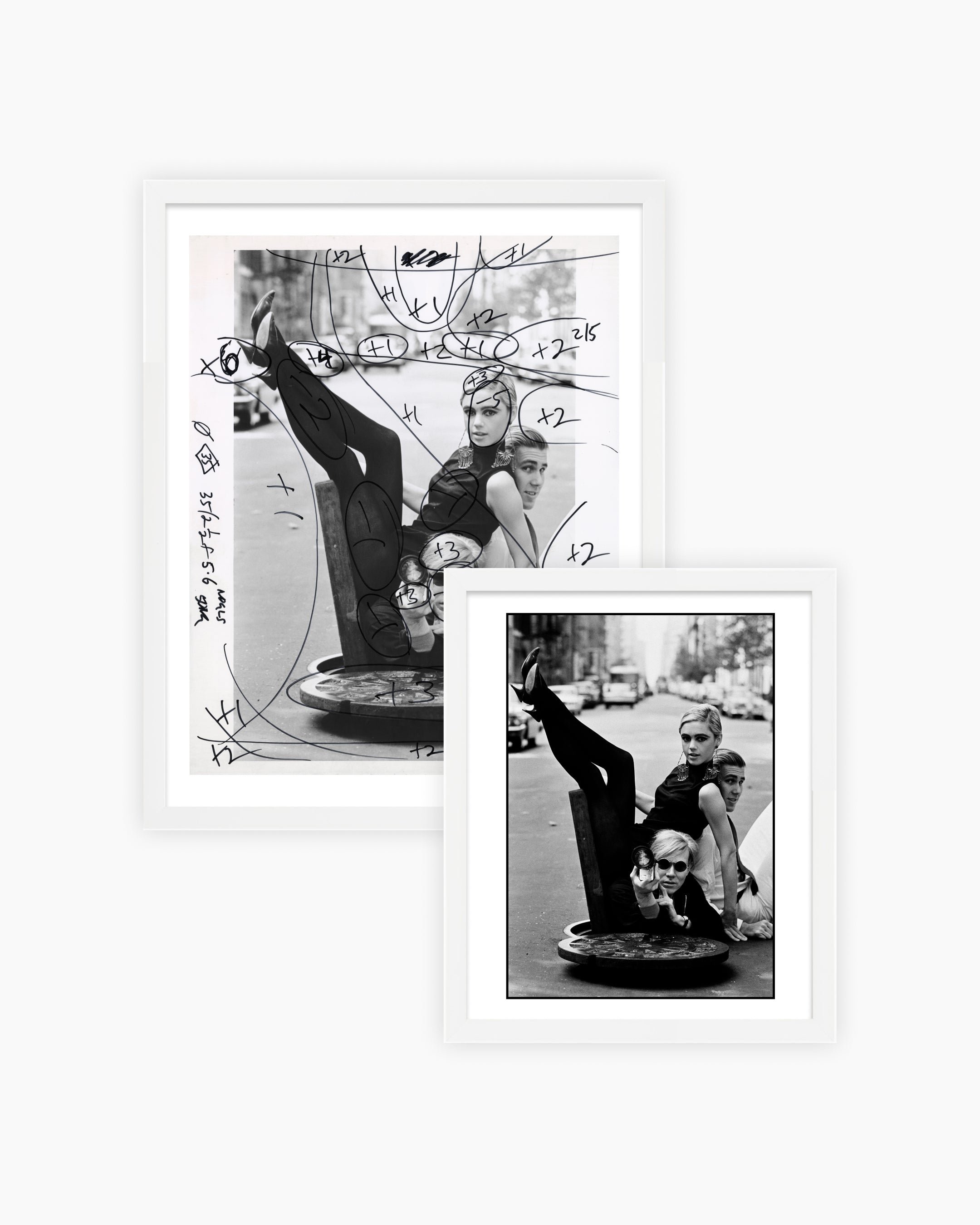 Magnum Print Bundle: Andy Warhol, Edie Sedgwick and Chuck Wein in New