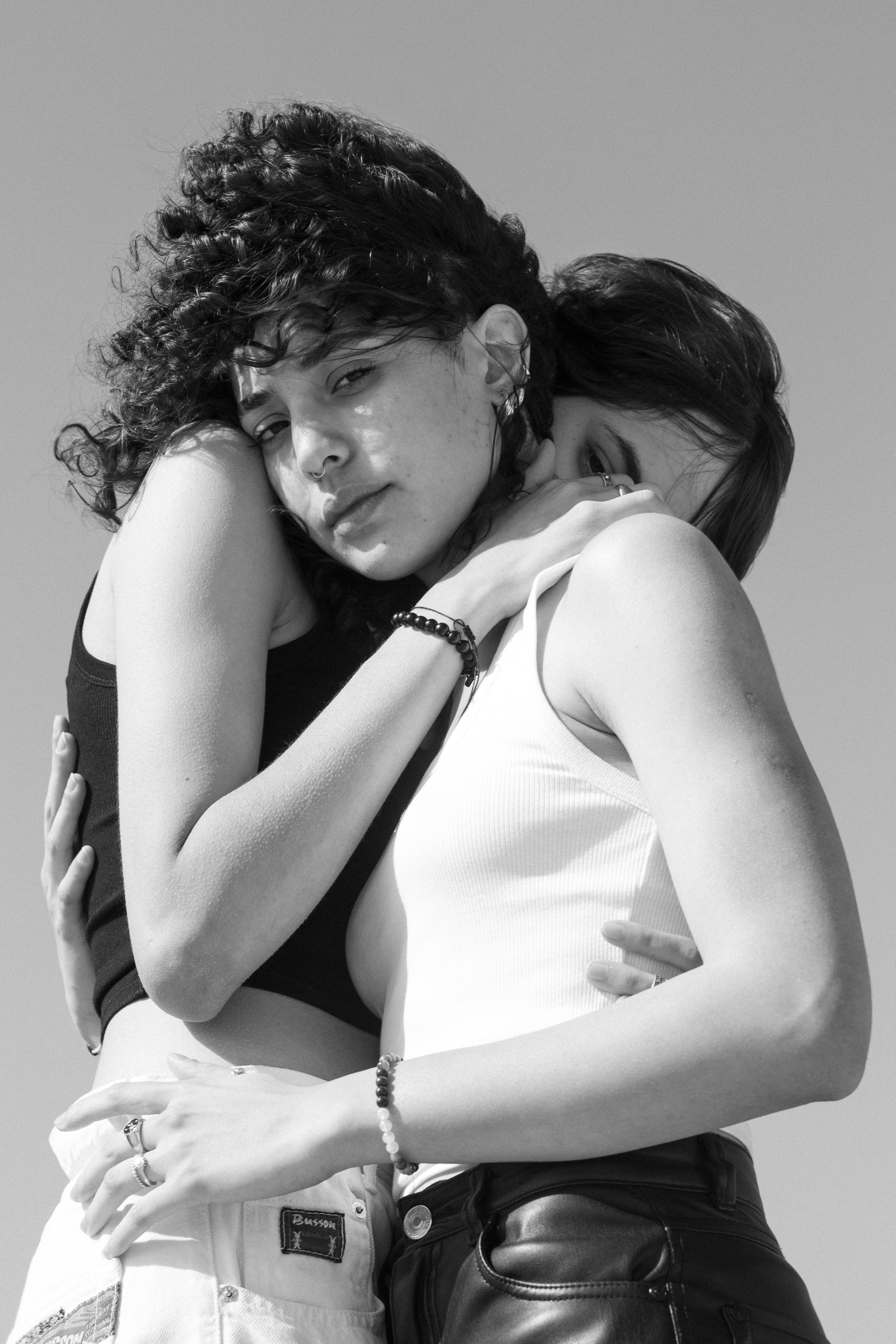 Fine Print: Young couple reunites, Tunis, Tunisia, 2023