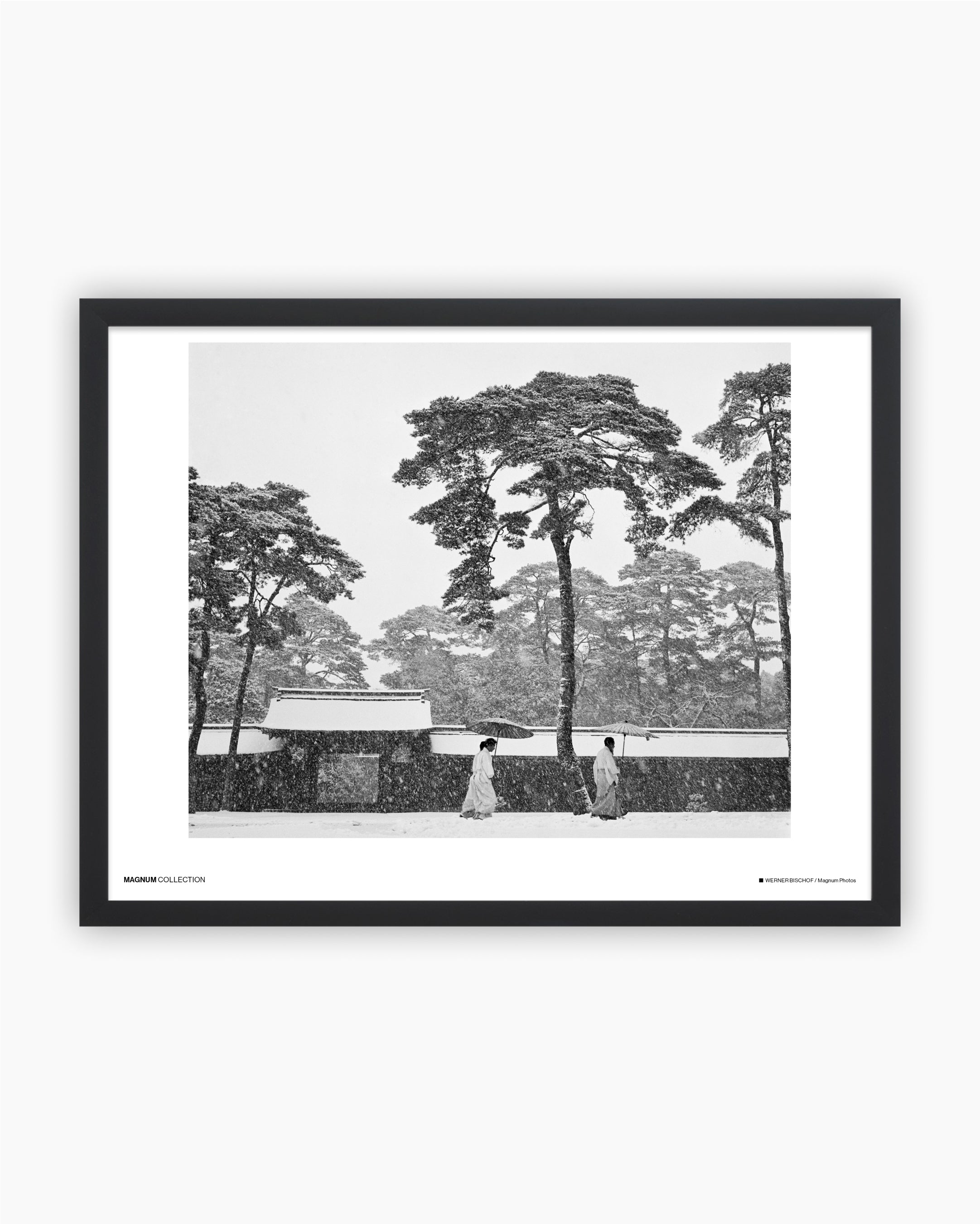 Magnum Poster: Courtyard of the Meiji Shrine in Tokyo, Japan, 1951