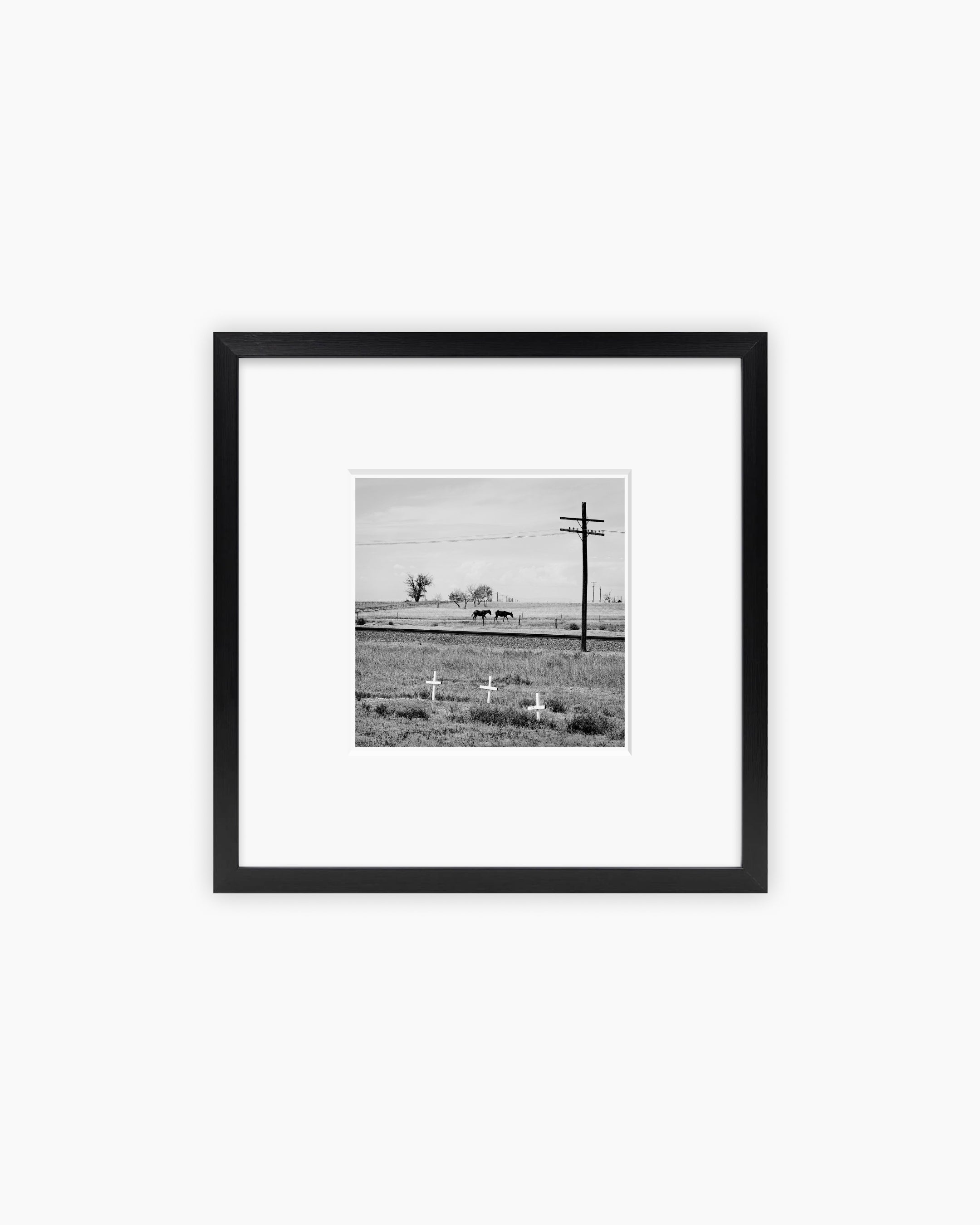 Magnum Square Print: Matt Black