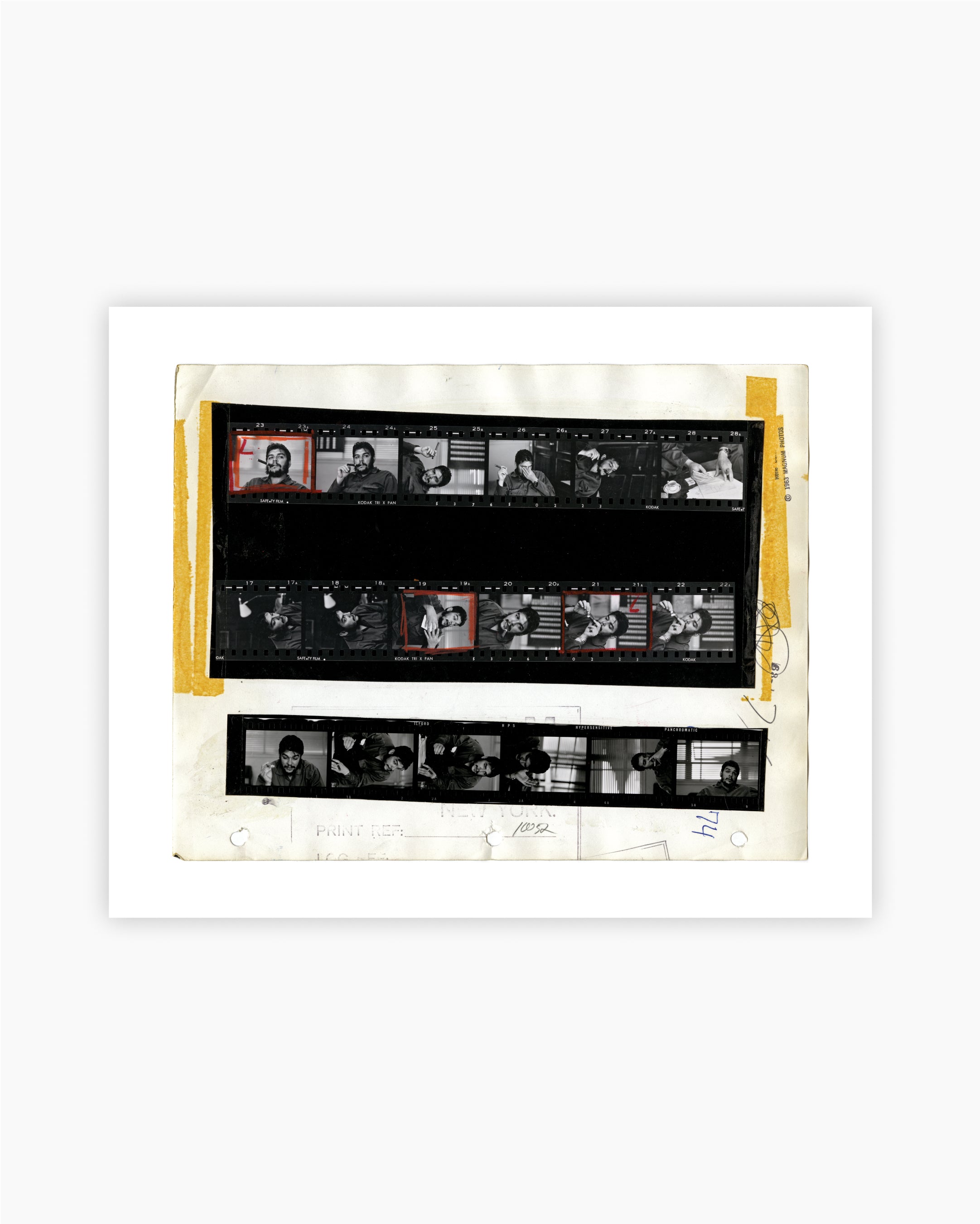 Contact Sheet Print: Che Guevara, Cuba, 1963