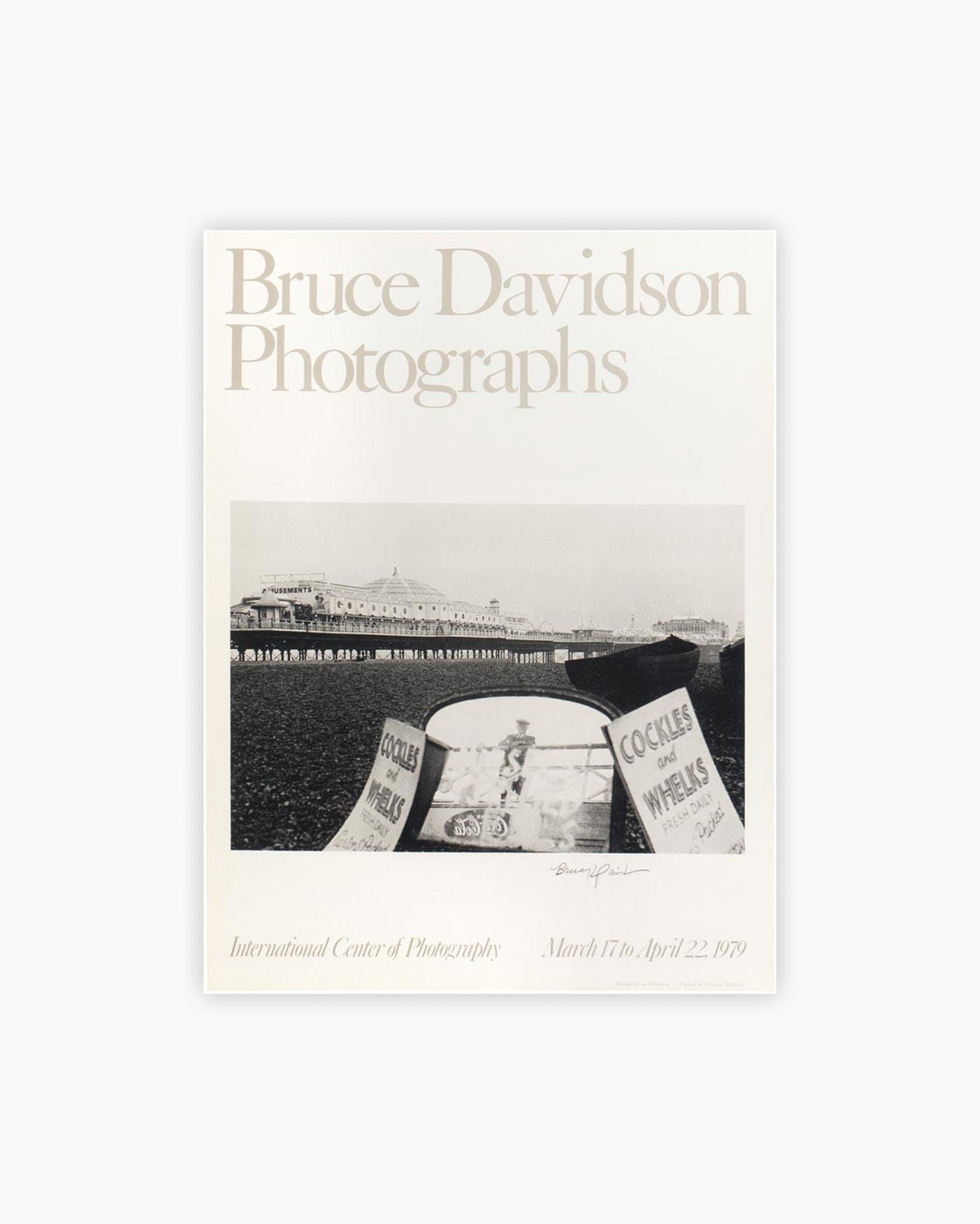 Vintage Poster: Bruce Davidson Photographs – International Center of Photography 1979