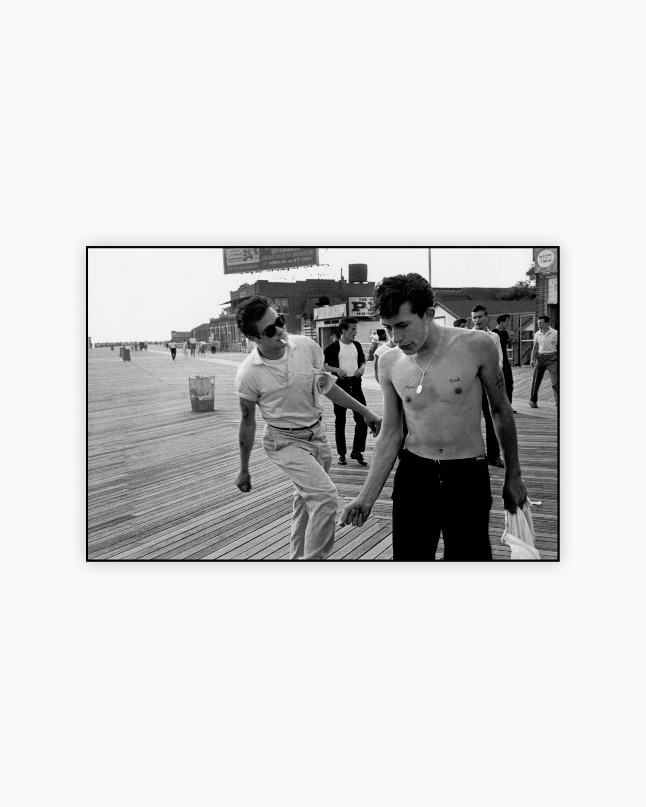 Brooklyn Gang. Coney Island, New York, USA, 1959