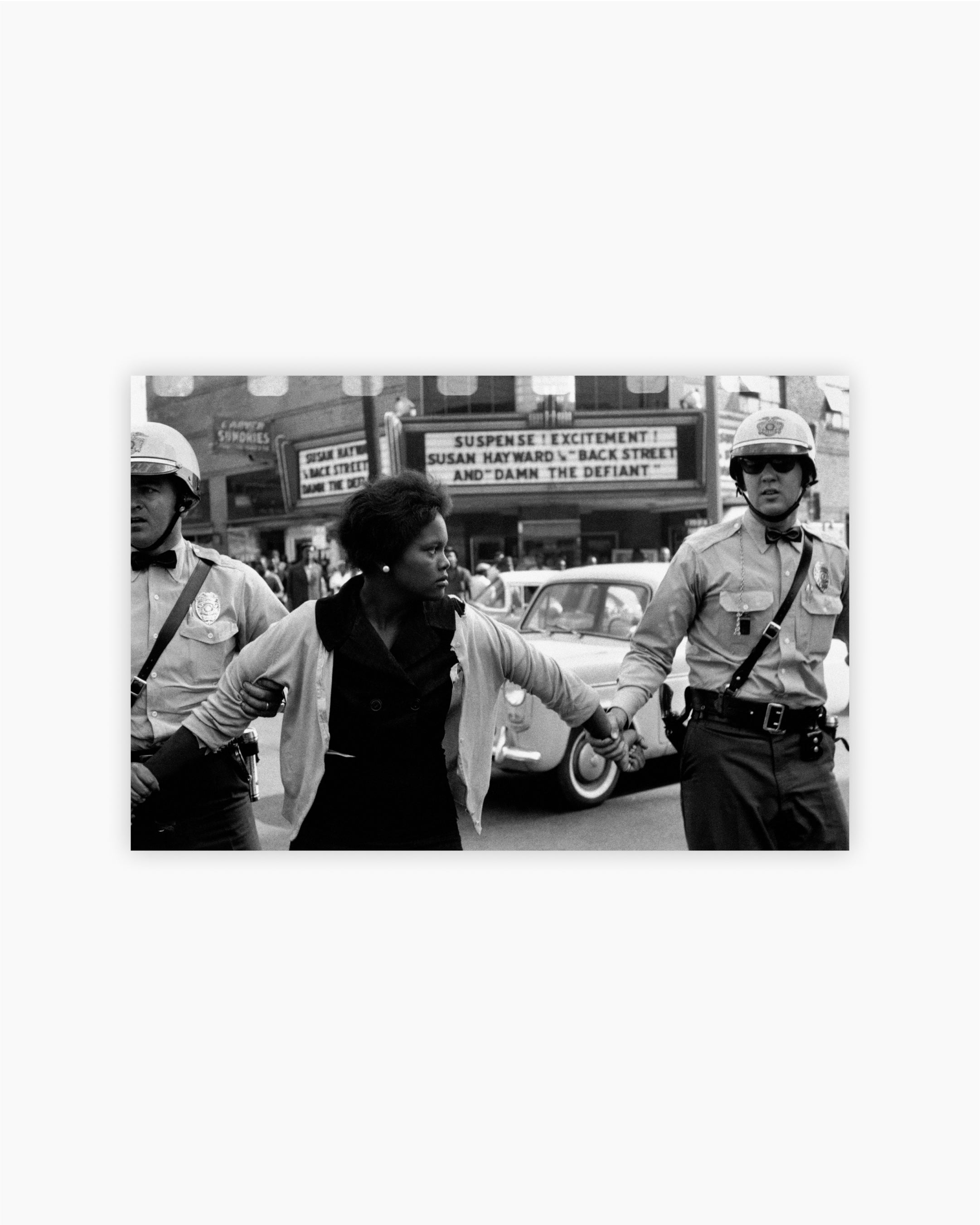 Arrest of a demonstrator. Birmingham, Alabama, 1963