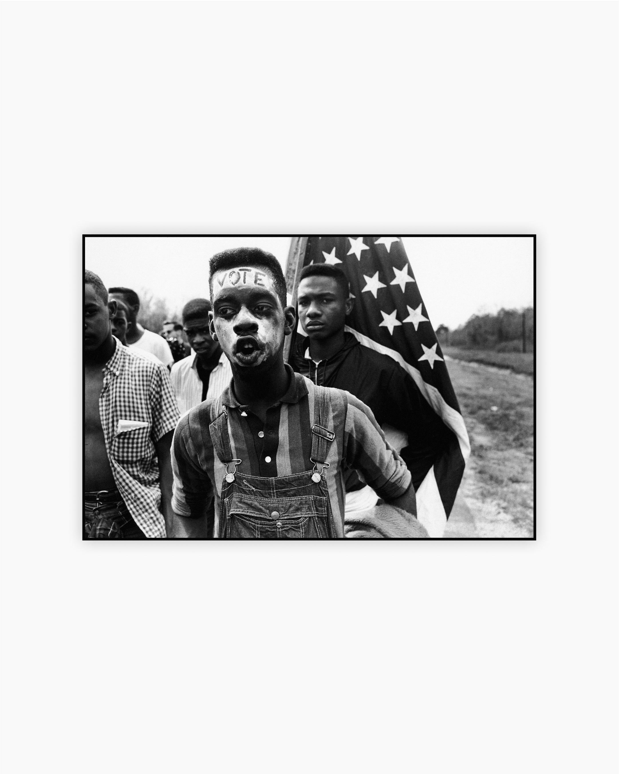 Civil rights march from Selma to Montgomery. Alabama, USA, 1965