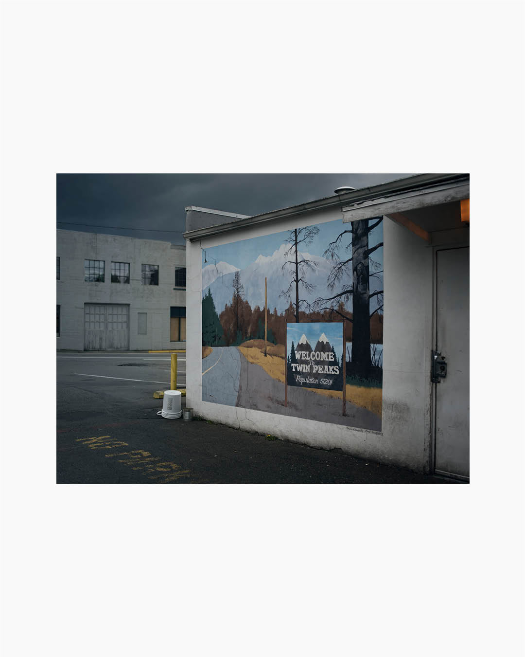 Fine Print: Locations used for the production of "Twin Peaks". North Bend, Washington, USA, 2017