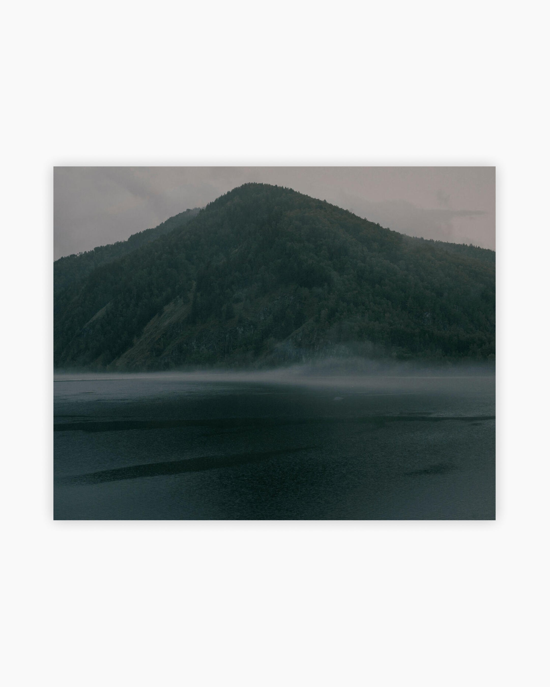 Fine Print: The Sajano-Shushensk Reservoir. Yenisei River,  Kyzyl, Russia, 2018