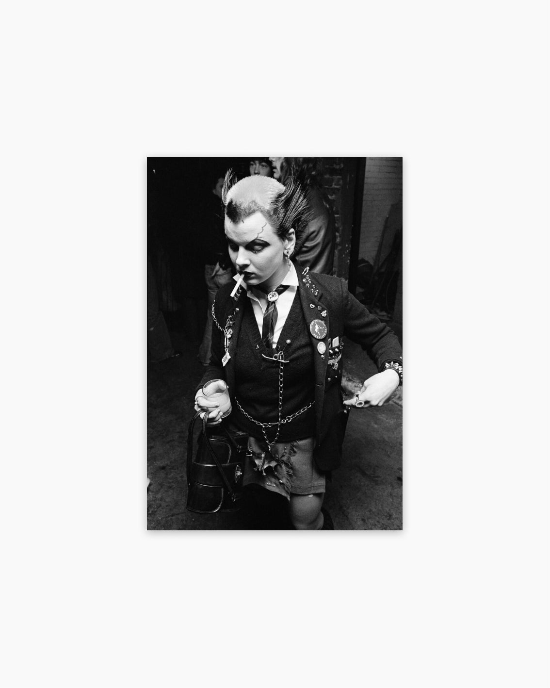 Fine Print: Soo Lucas aka Soo Catwoman at The Roxy. London, UK, 1976