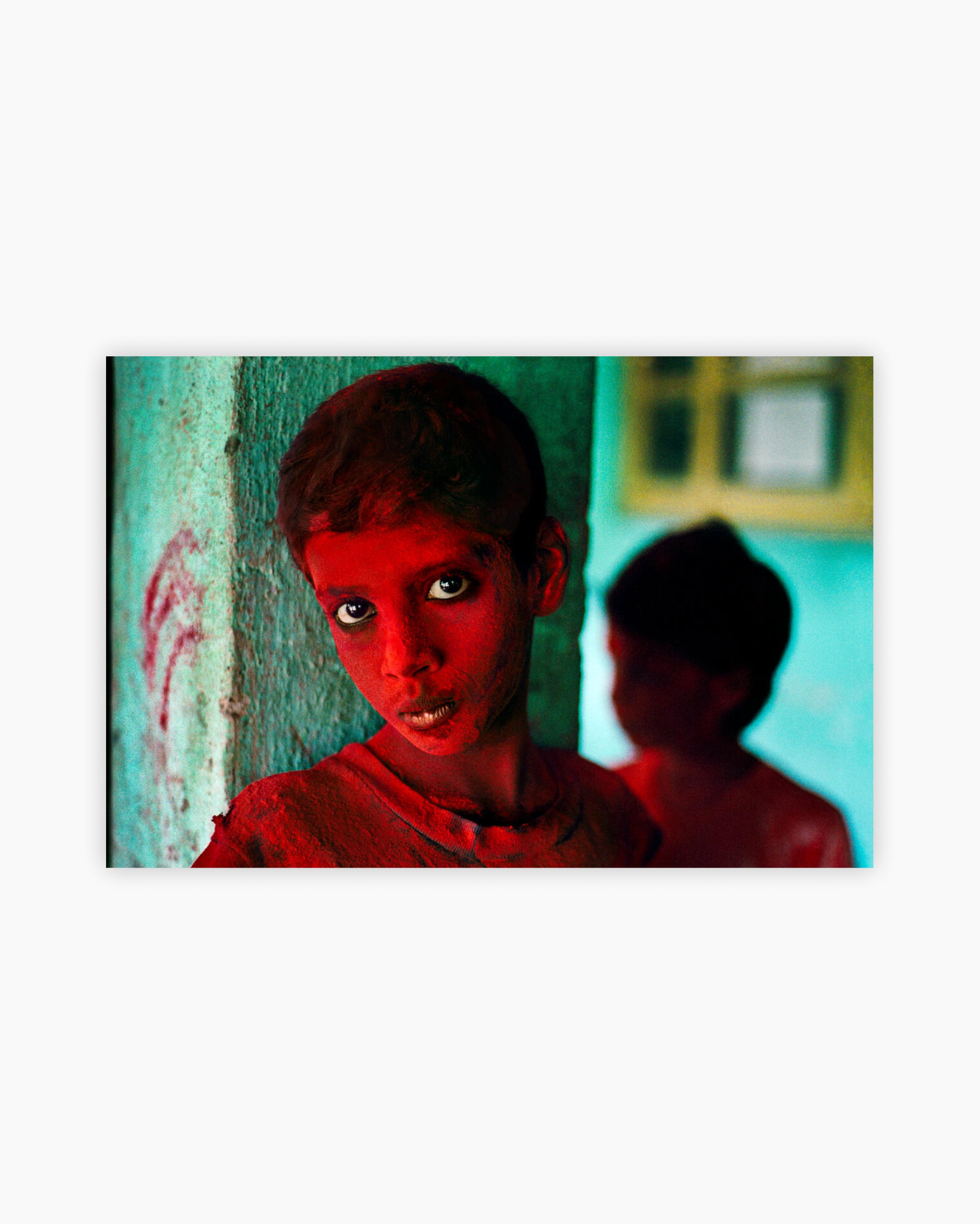 A boy at the Festival of Ganesh Chaturthi. Mumbai, India, 1996