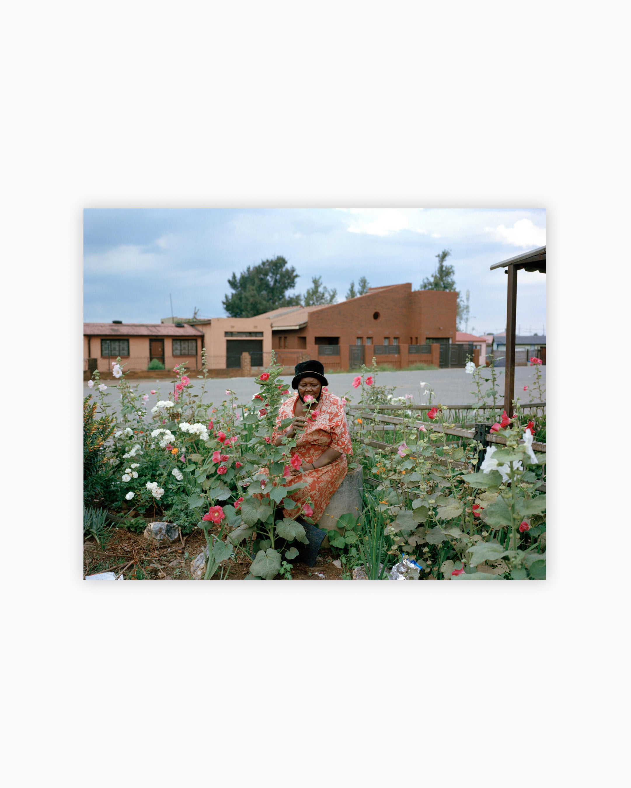 Fine Print: Gogo Lucy Zwane in her garden. Eastern Cape, South Africa, 2021