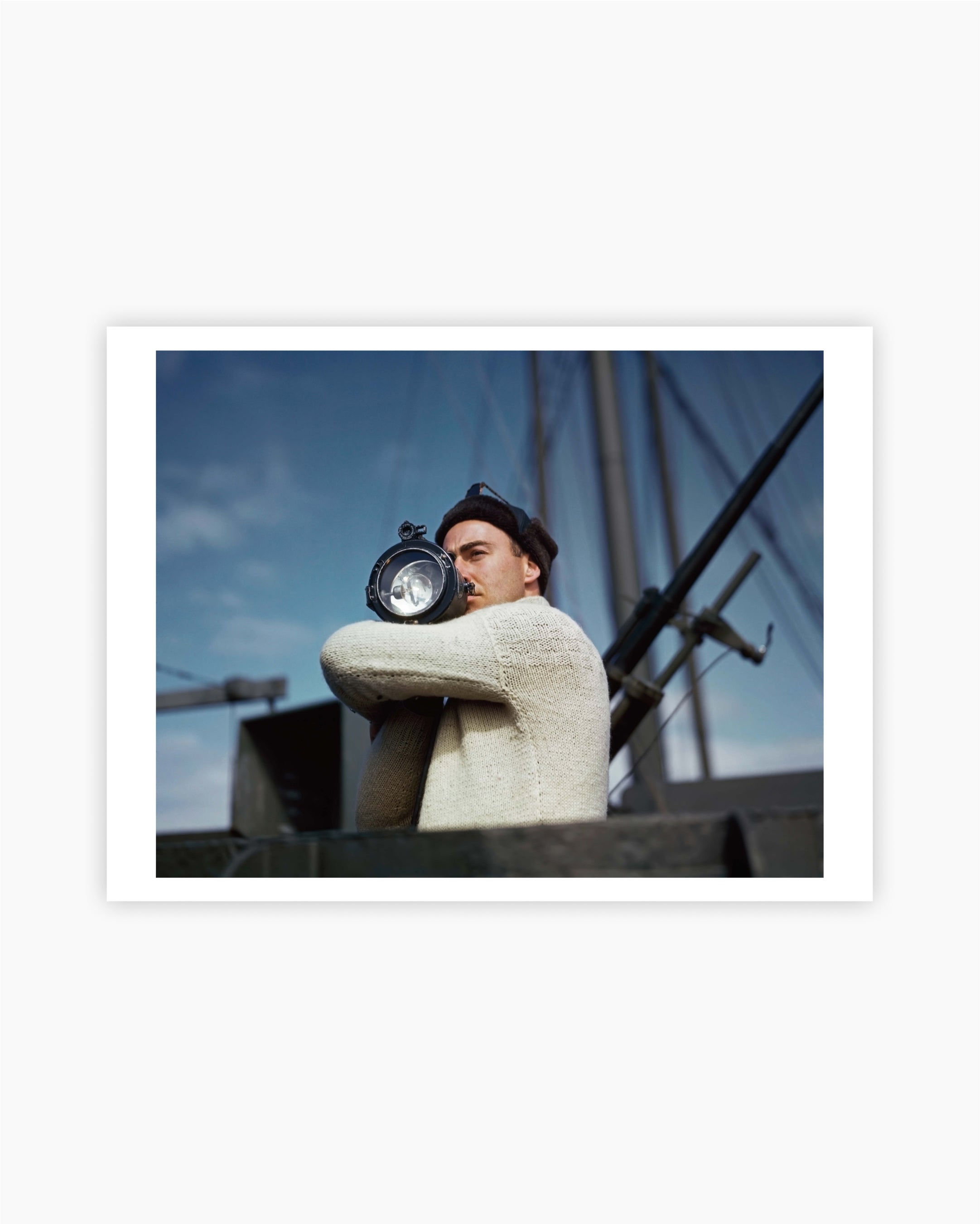 Magnum Editions Poster: Freighter crewman. Atlantic Ocean, 1941