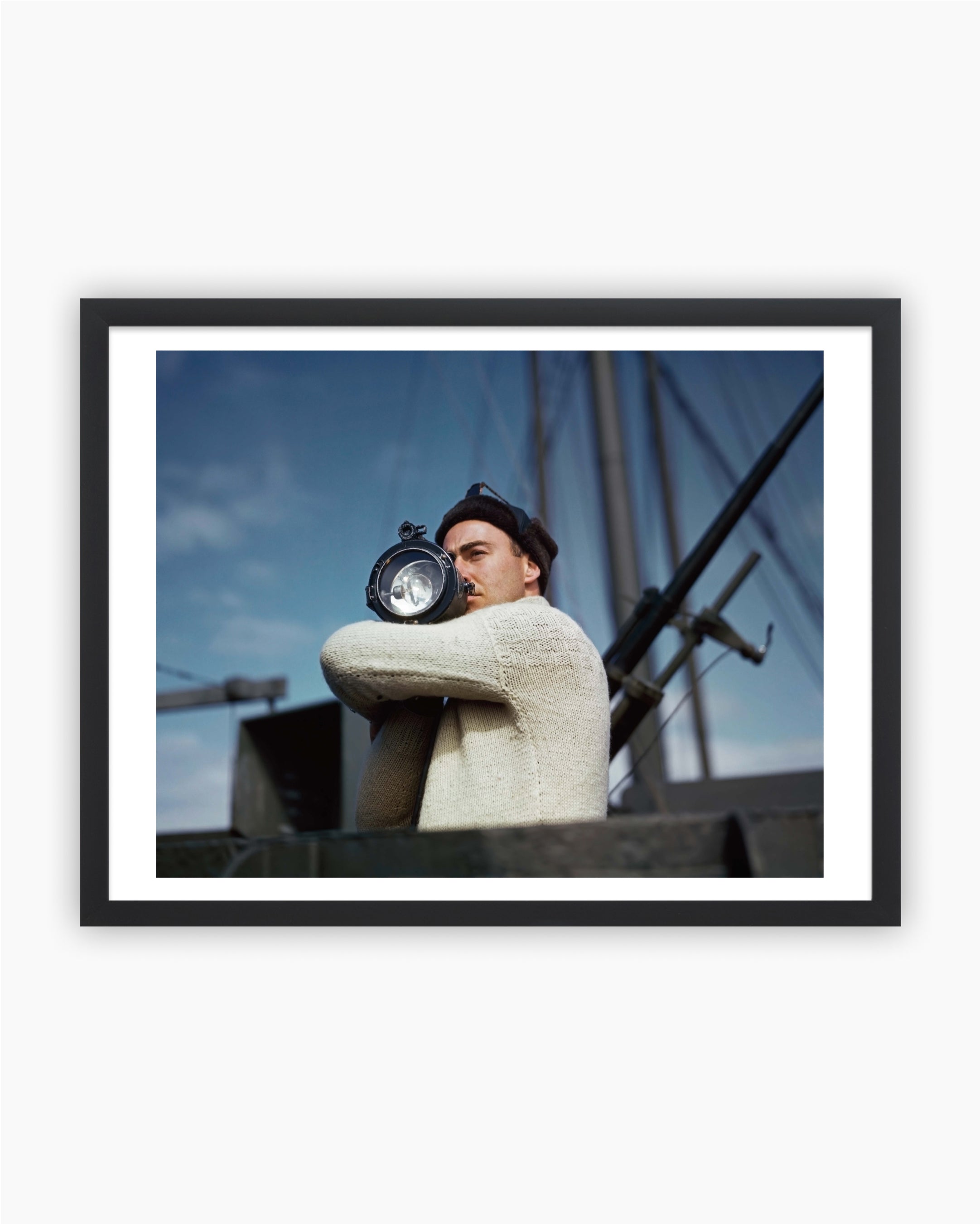 Magnum Editions Poster: Freighter crewman. Atlantic Ocean, 1941