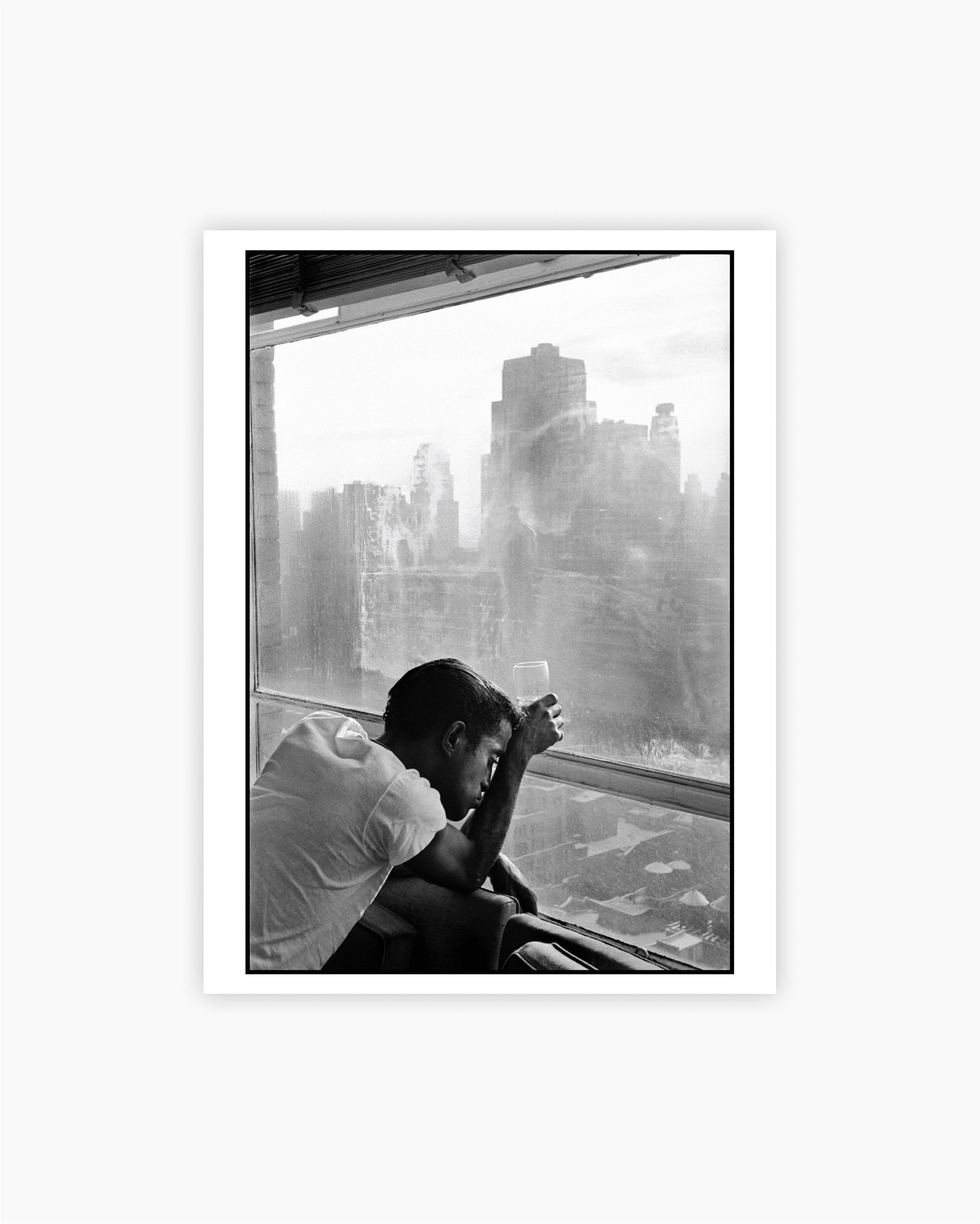 Magnum Editions Poster: Sammy Davis Jr Looks out a Manhattan Window, 1959