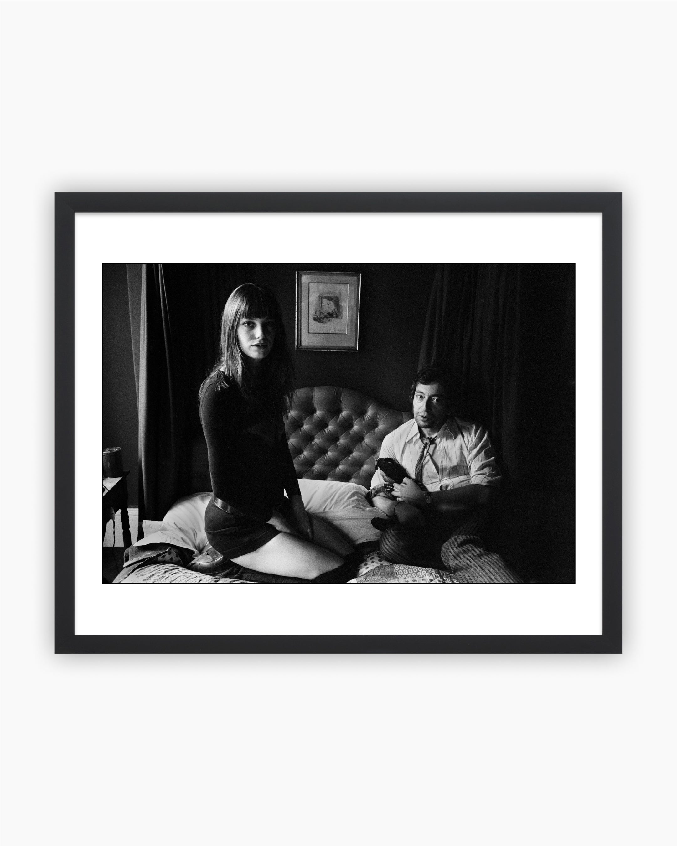 Magnum Editions: Jane Birkin and Serge Gainsbourg at their Paris flat, 1970