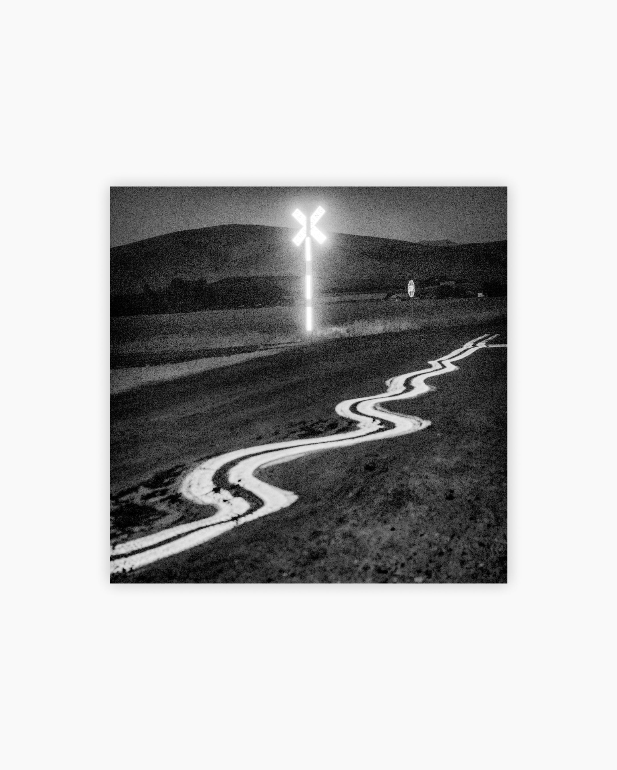 Fine Print: Country road. Lindsay, California, 2013