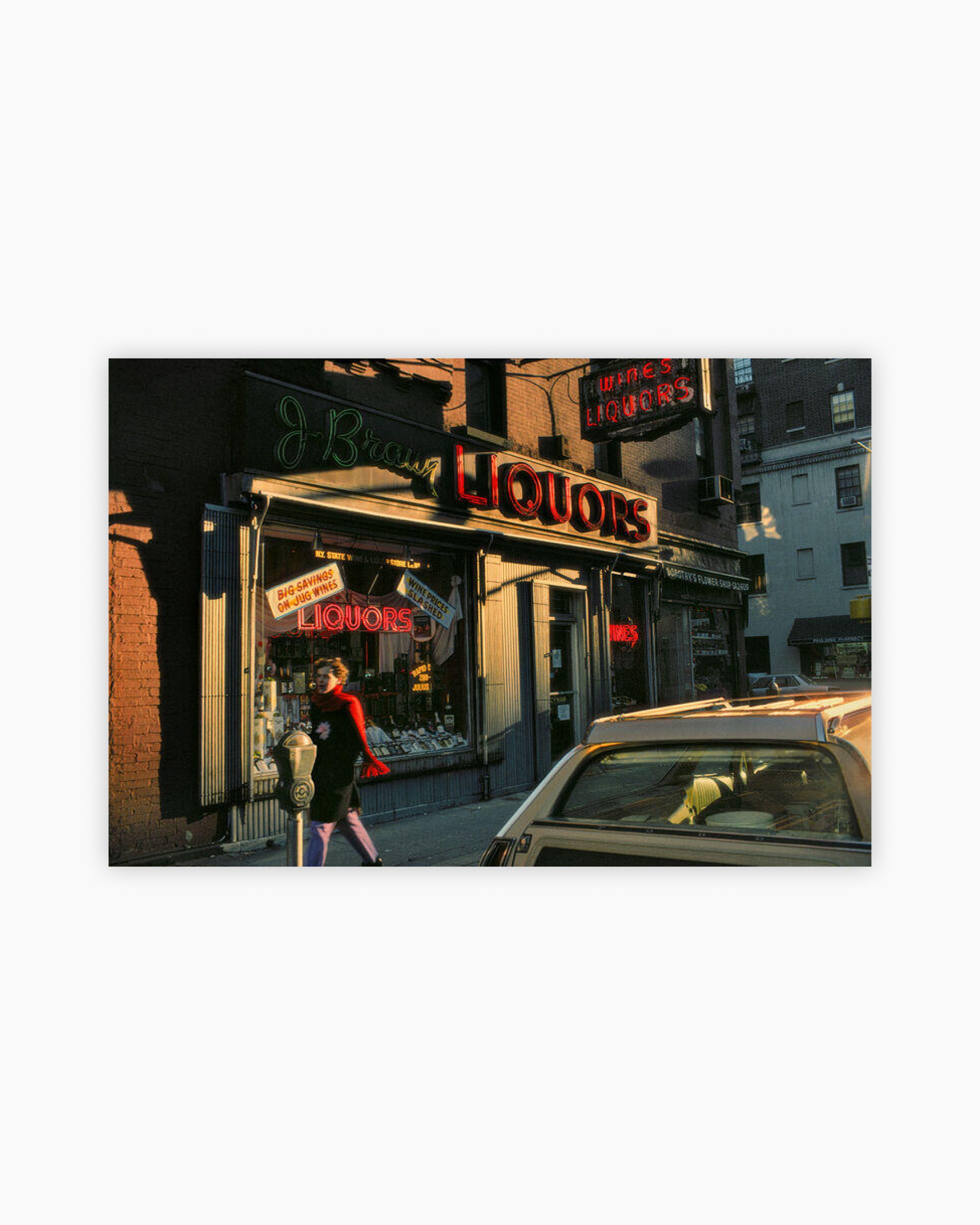 Liquors store, Manhattan, 1985