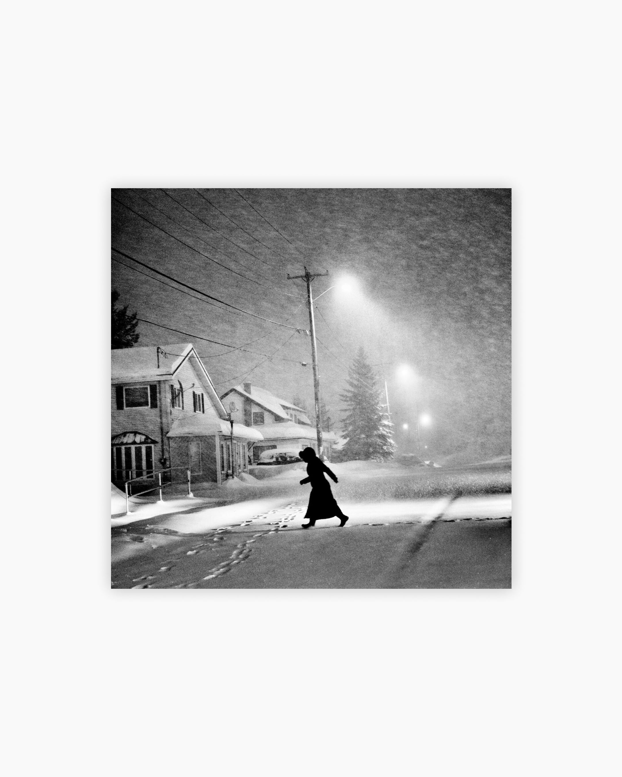 Fine Print: Snowstorm. Madawaska, Maine, 2019