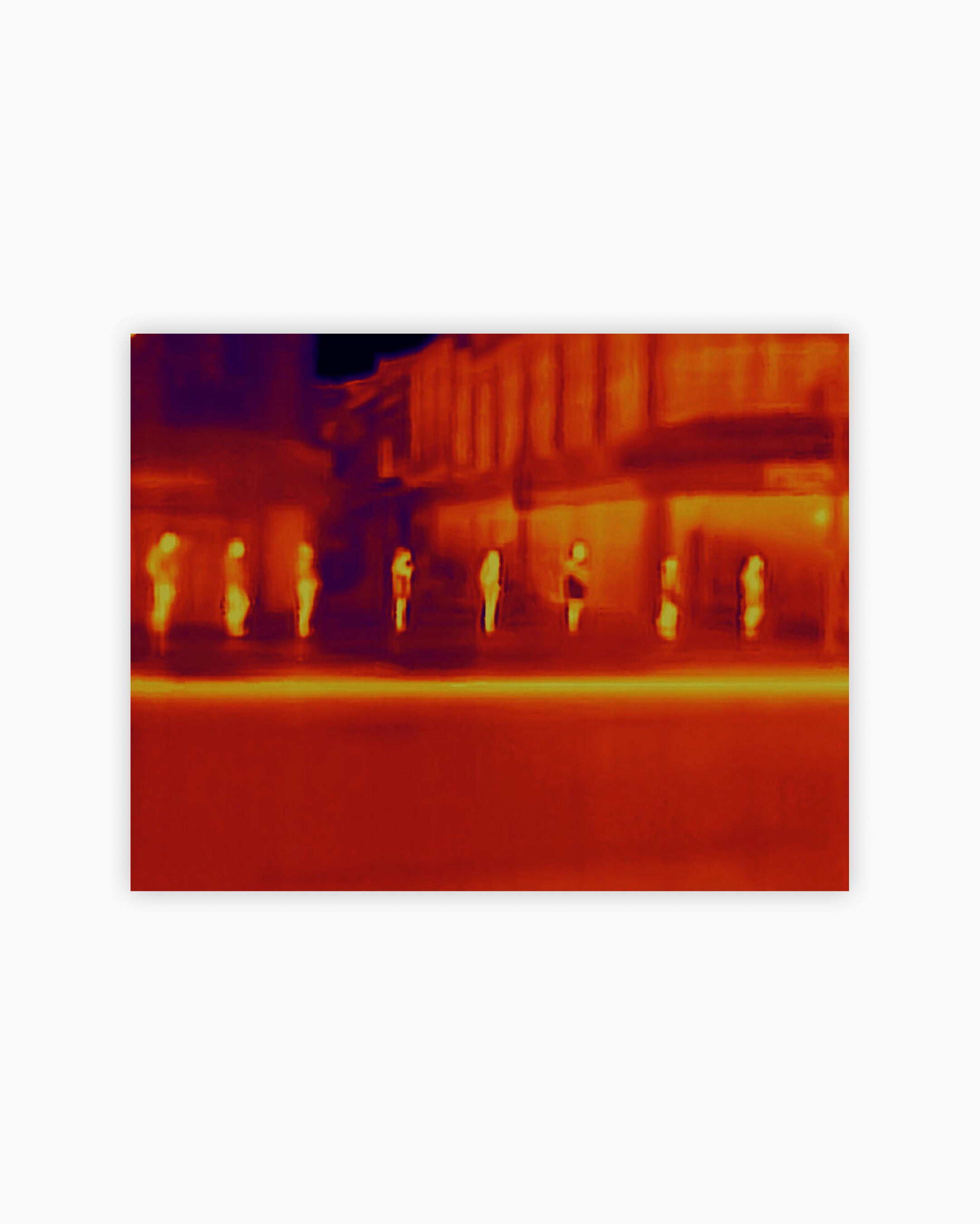 Fine Print: VIRUS - Avenue de Clichy. Paris, France, March 17th, 2020