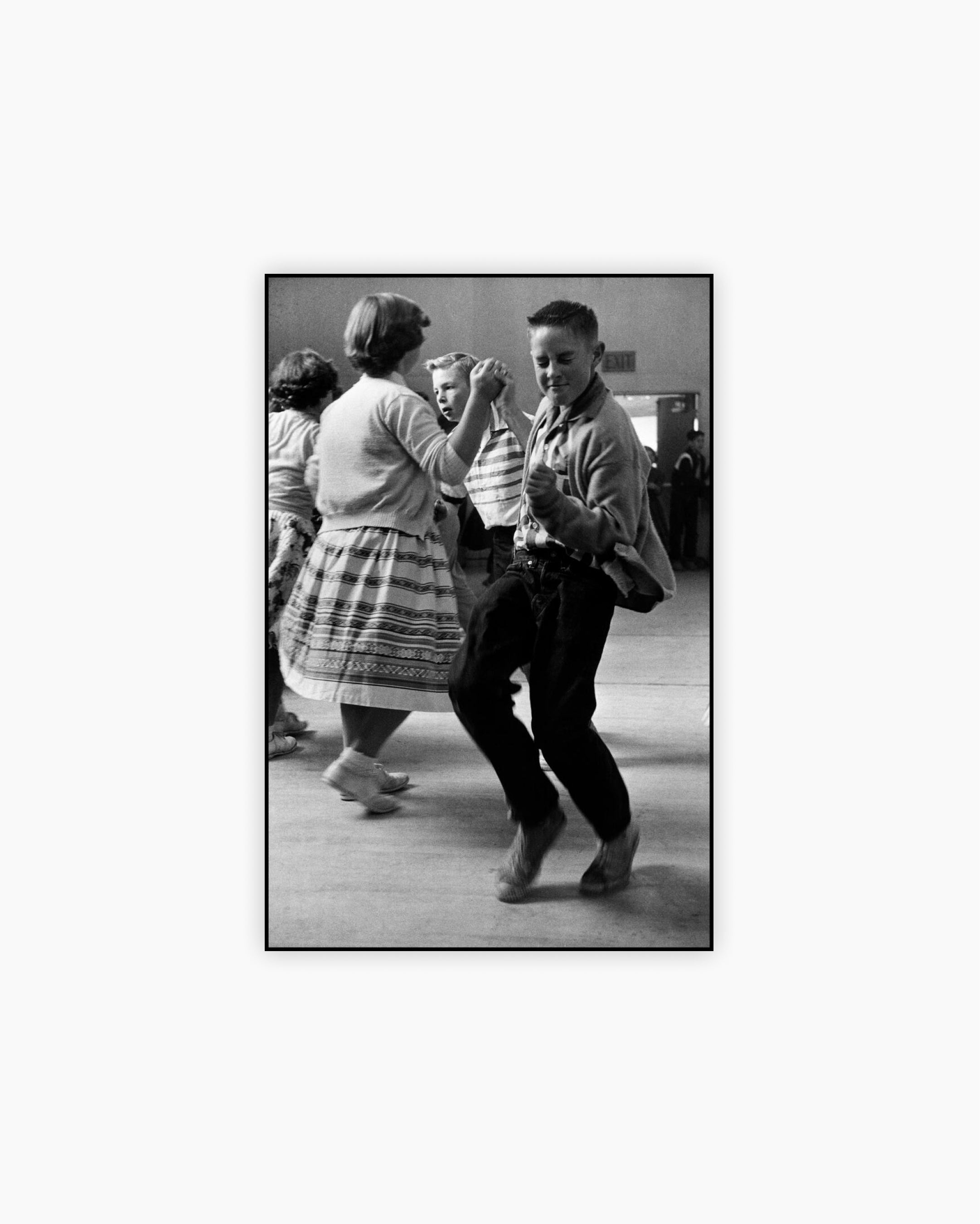 Children dancing. Orinda, California, 1956