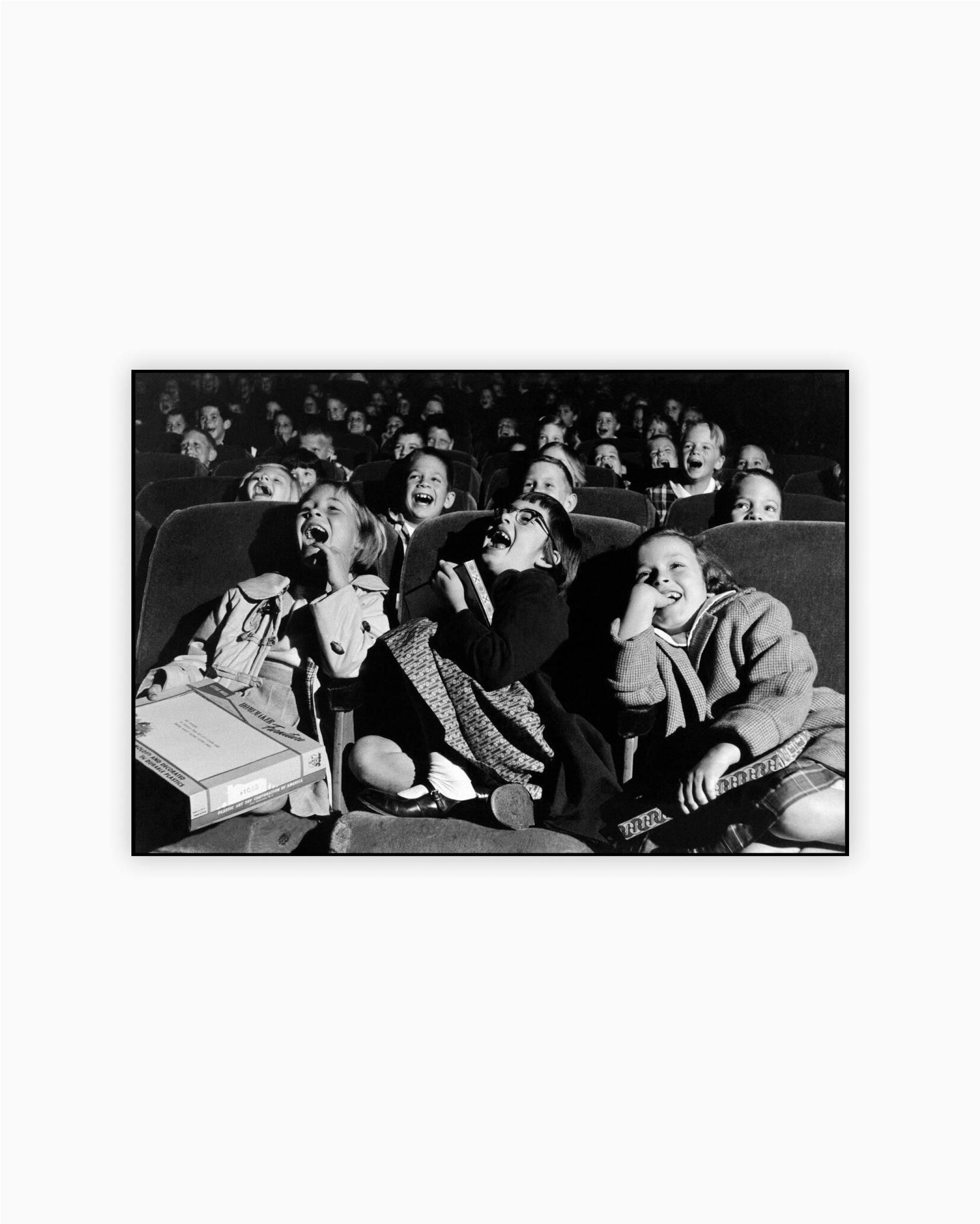 Children in a movie theatre. USA, 1950