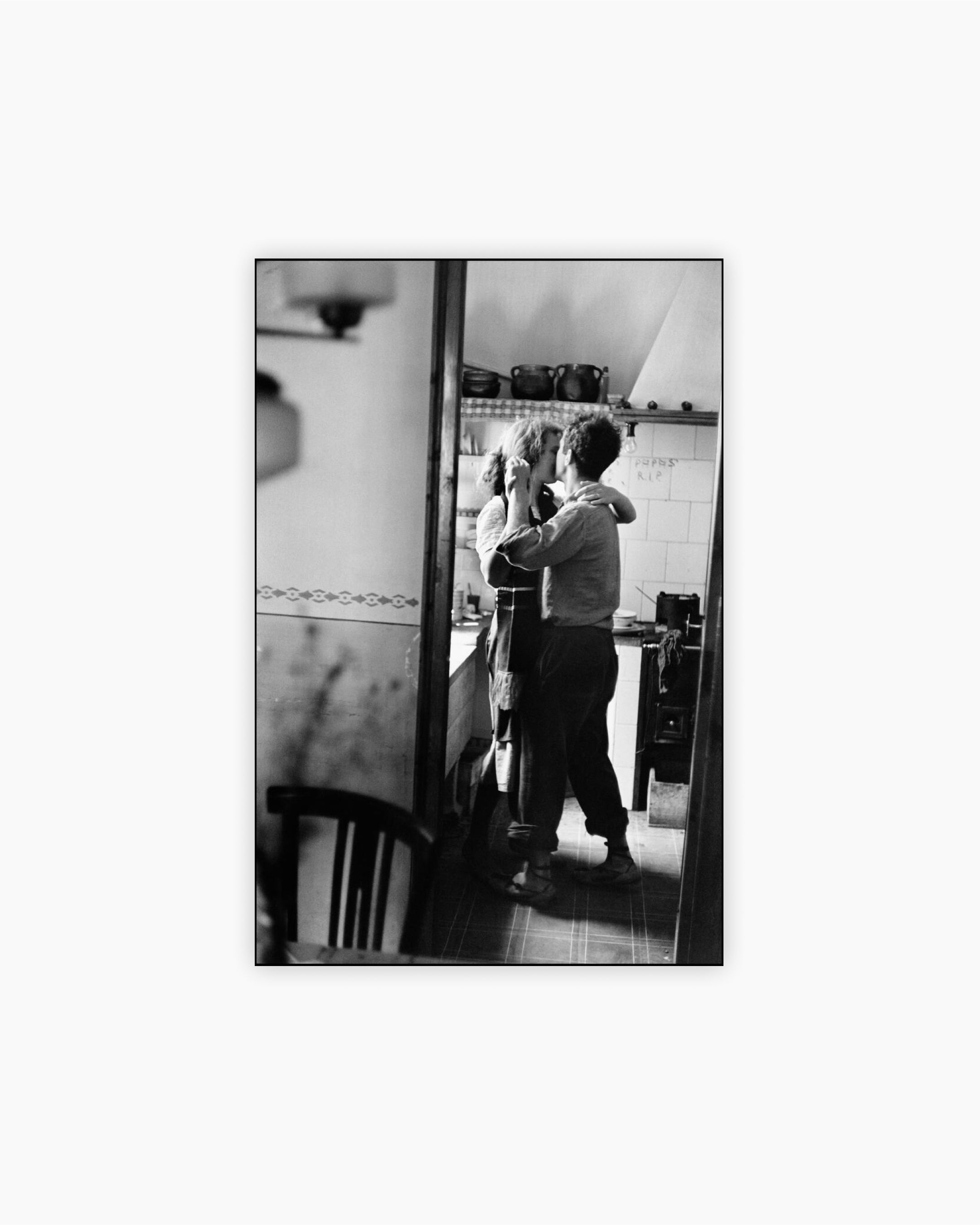 Couple dancing. Valencia, Spain, 1952