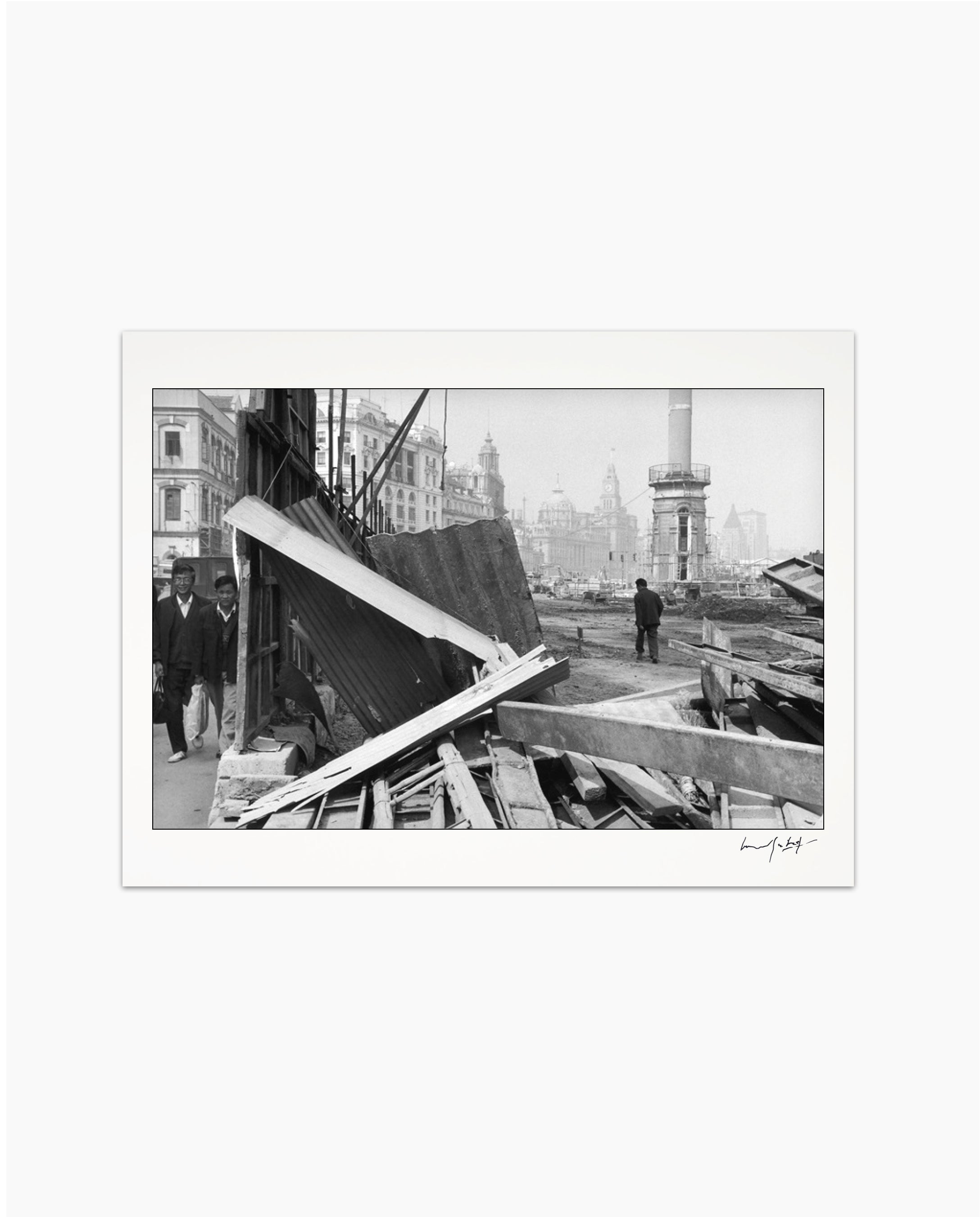 Fine Print: On The Bund. Shanghai, 1993