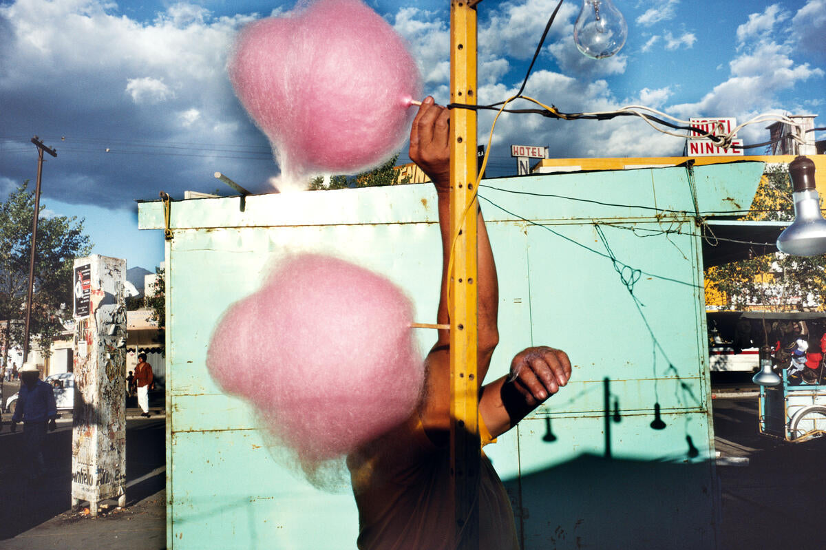 Cotton candy. Oaxaca, Mexico, 1990