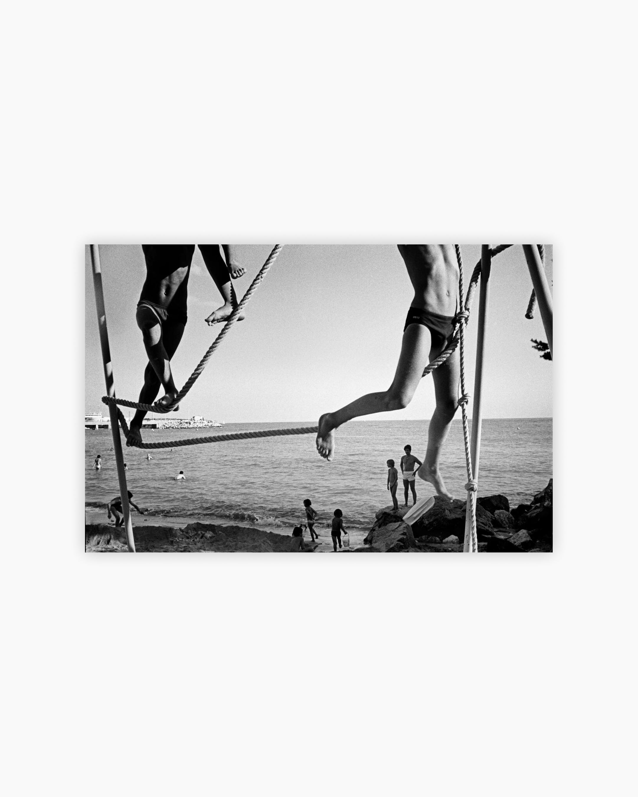 Fine Print: Foncillon Beach, Royan, Charente-Maritime, France, August, 1982