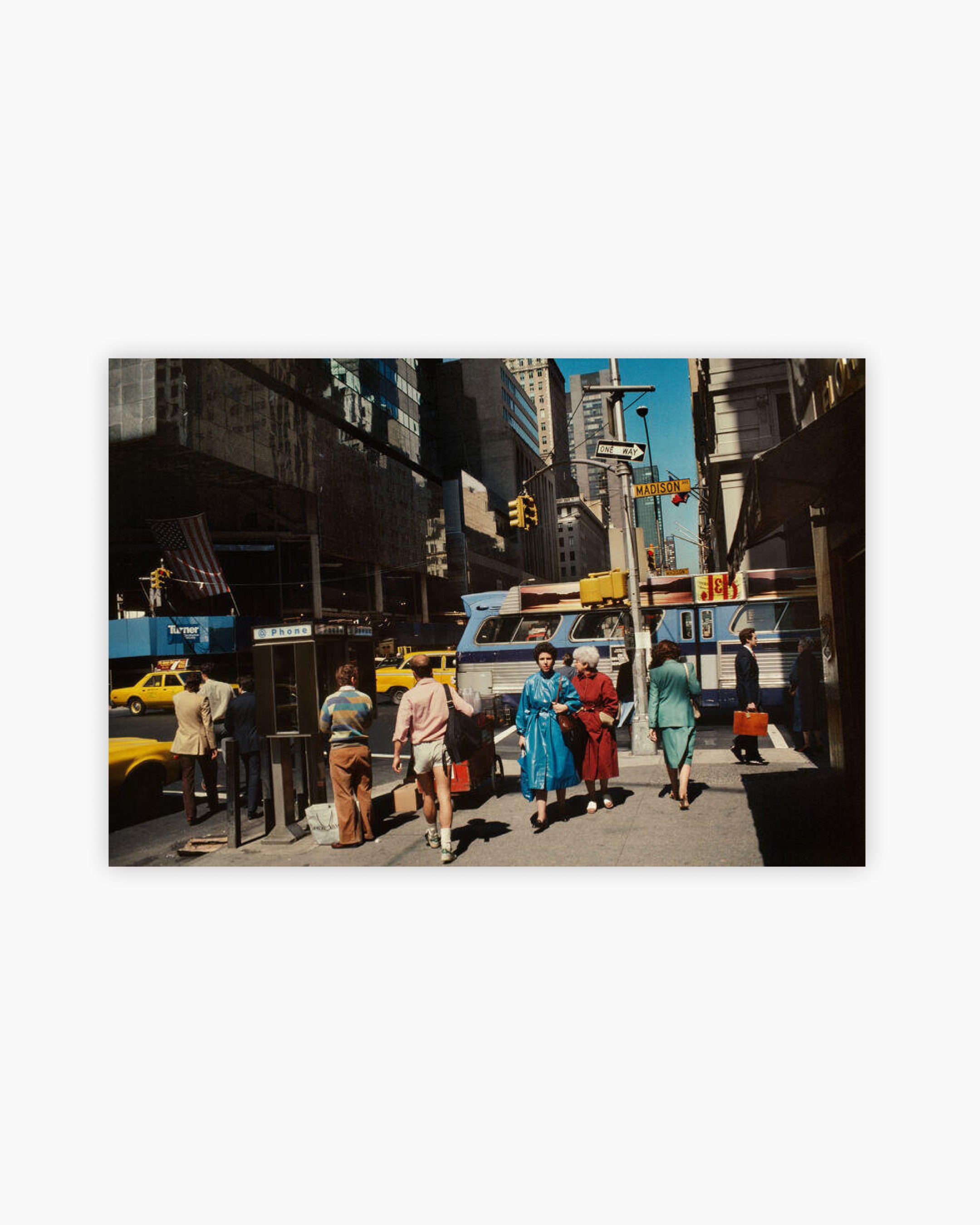 Street scene. Manhattan, New York City, USA, 1985