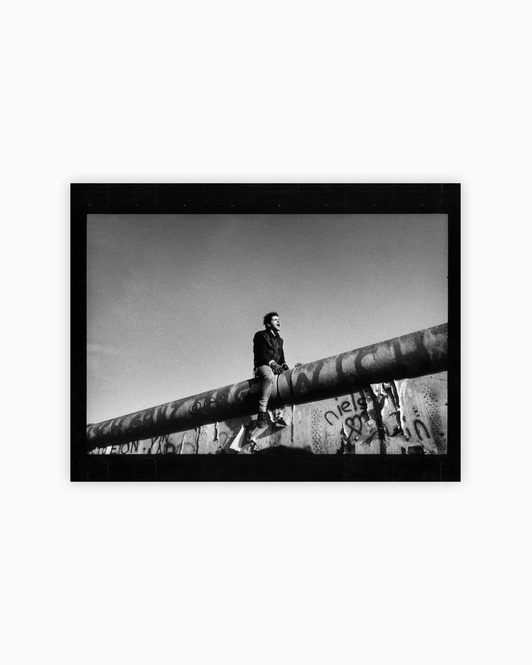 Fine Print: The Fall of the Berlin Wall. Between the Brandenburg Gate and Potsdamer Platz, Germany, 1989