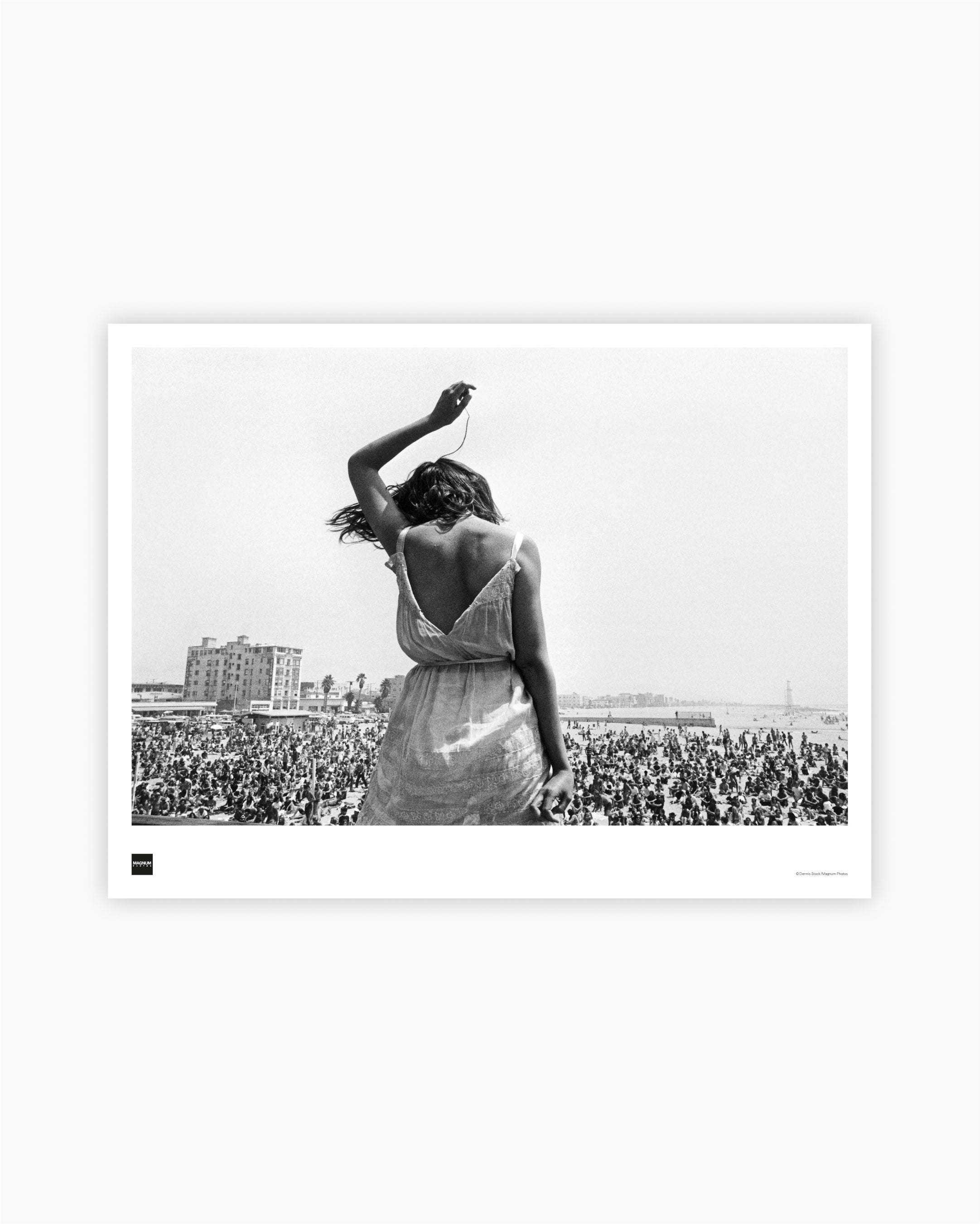 Magnum Poster: Venice Beach Rock Festival, 1968