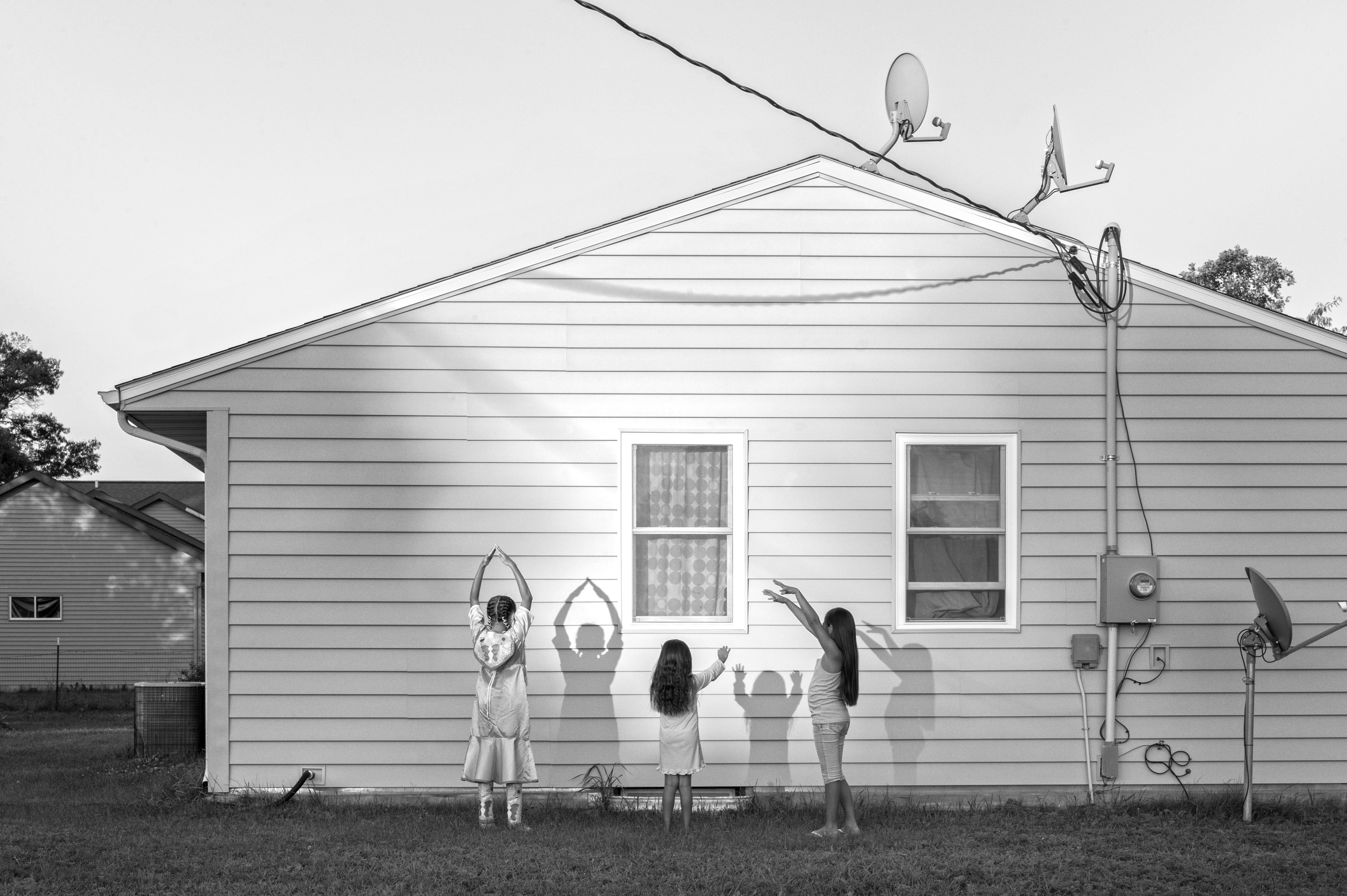 Amira, Adonia, and Abriana. Black River Falls, WI, USA, 2019