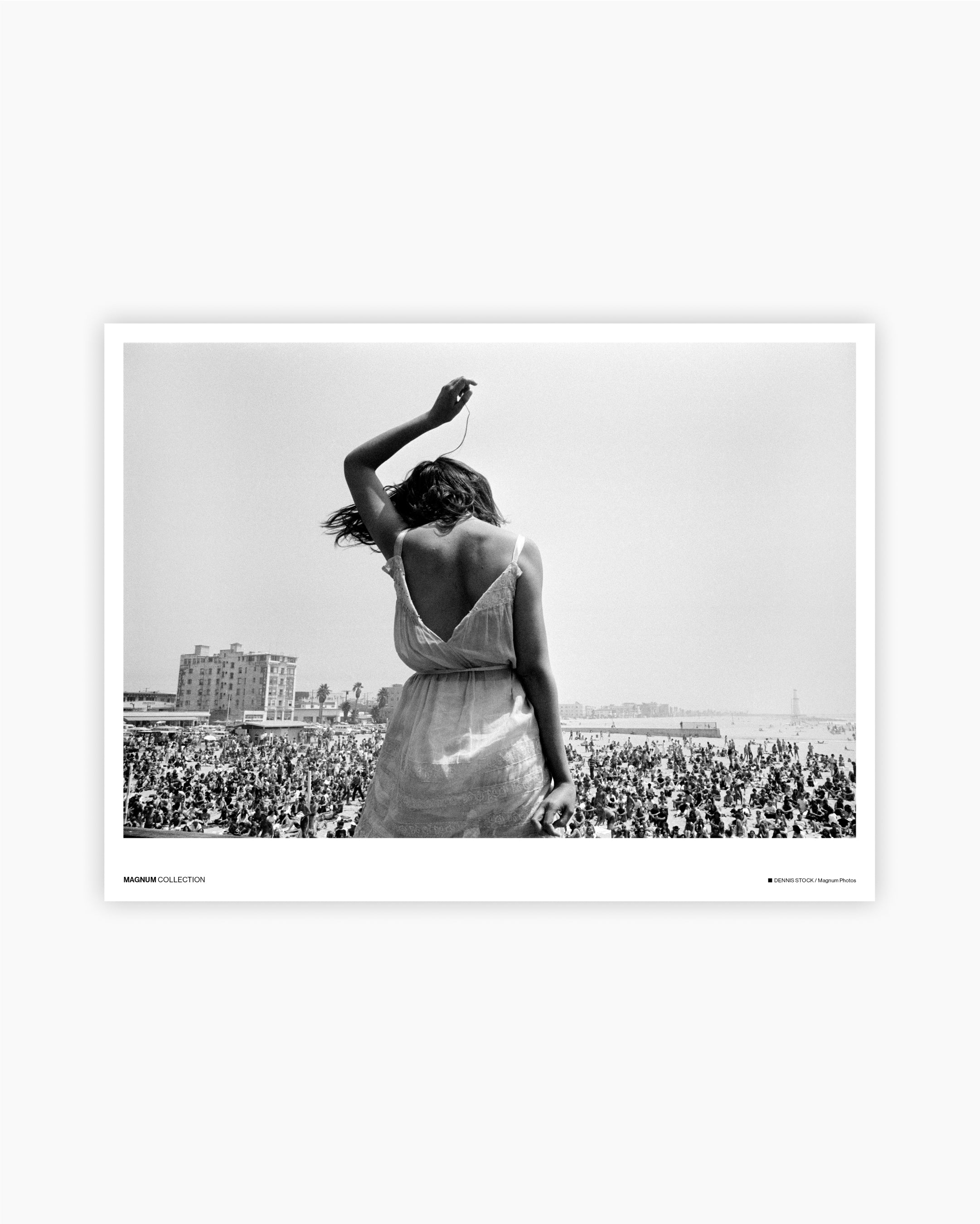 Magnum Poster: Venice Beach Rock Festival, 1968