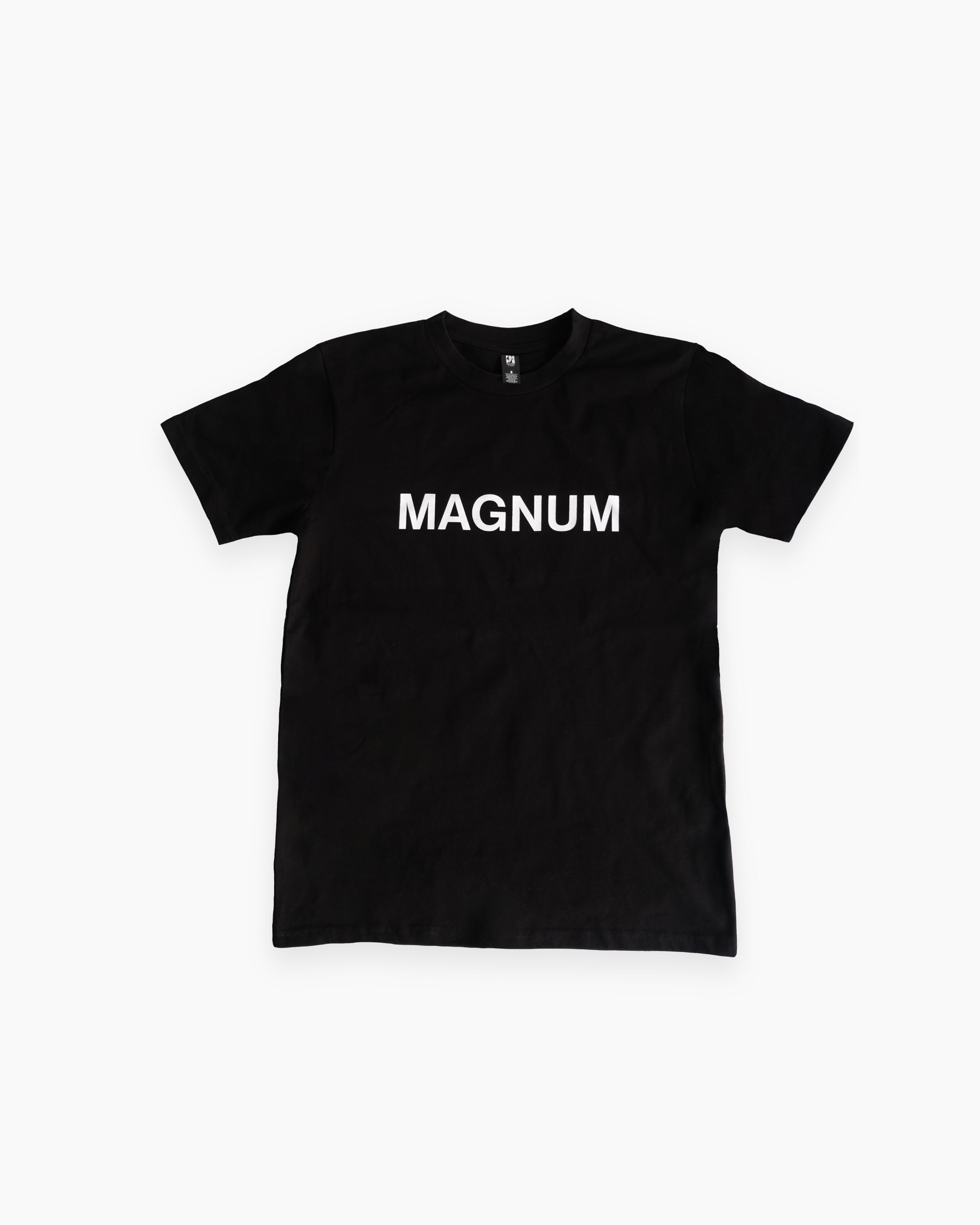 Magnum Tee – White on Black