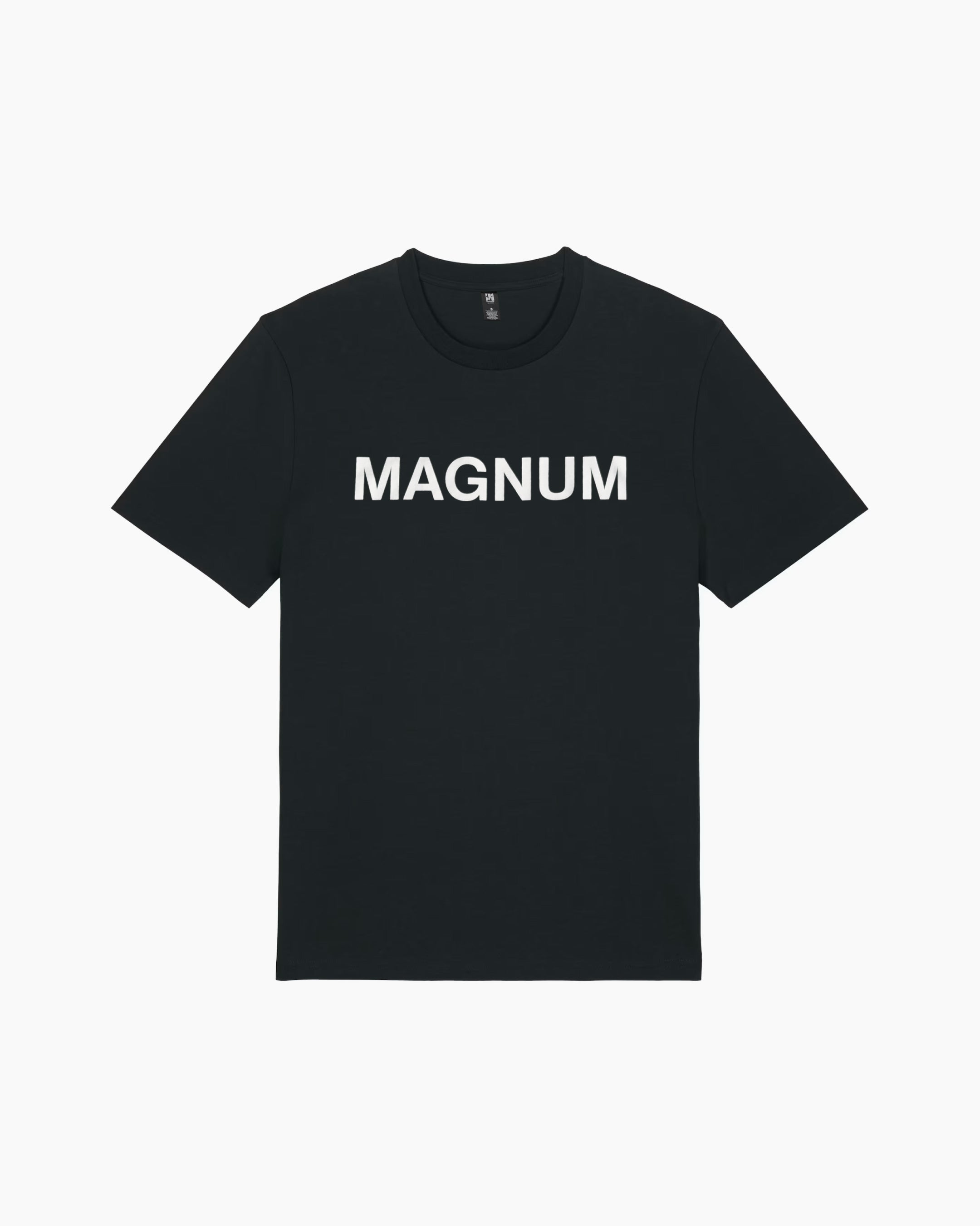 Magnum Tee – White on Black