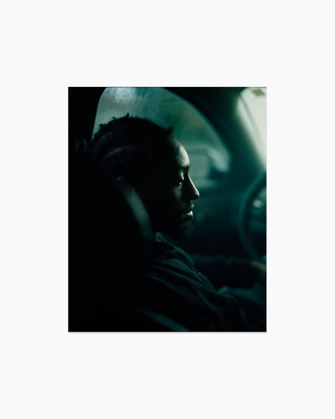 Fine Print: James in Car, Omaha, Nebraska, USA, 2005-2018