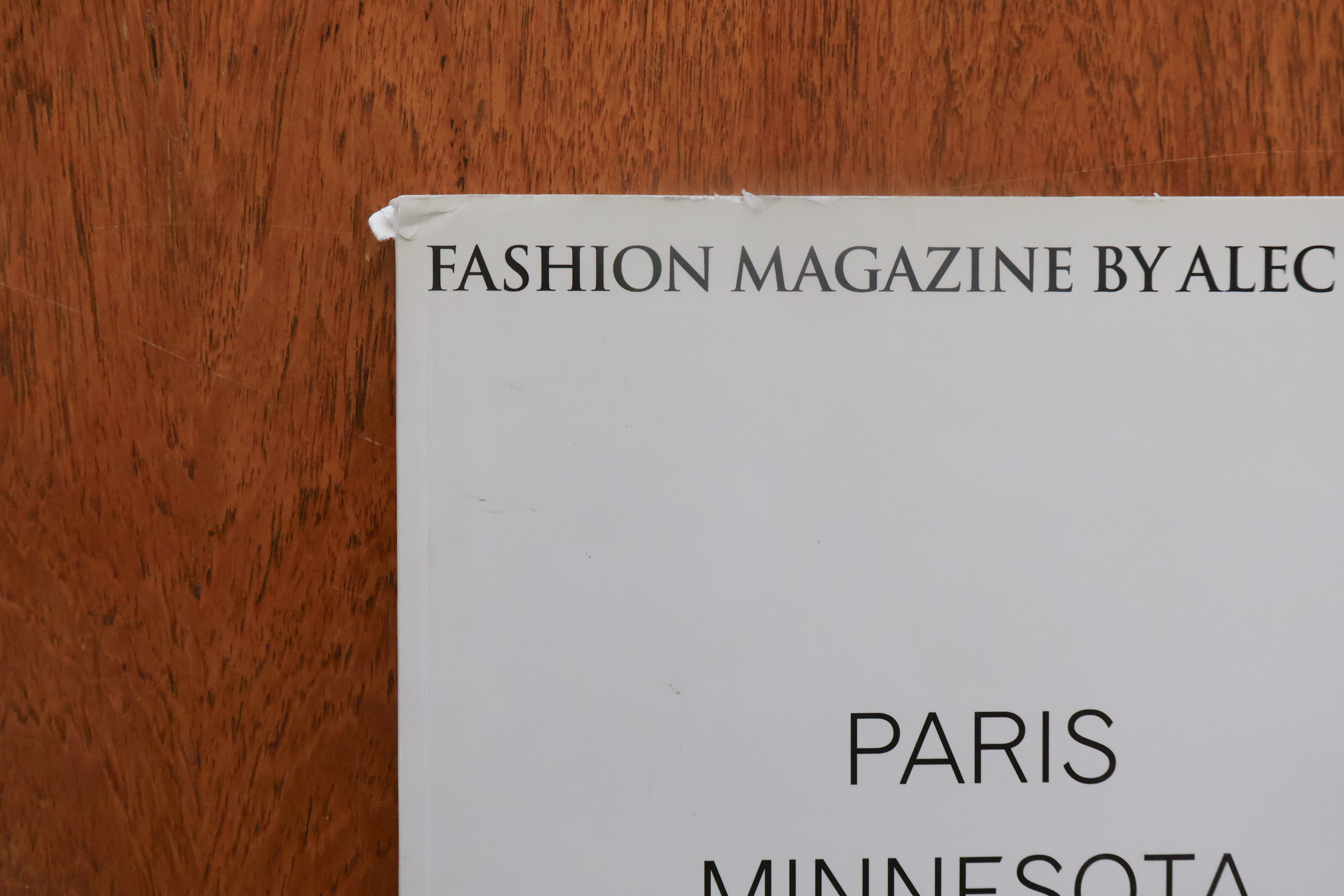 Alec Soth - Fashion Magazine (Damaged Library Copy)