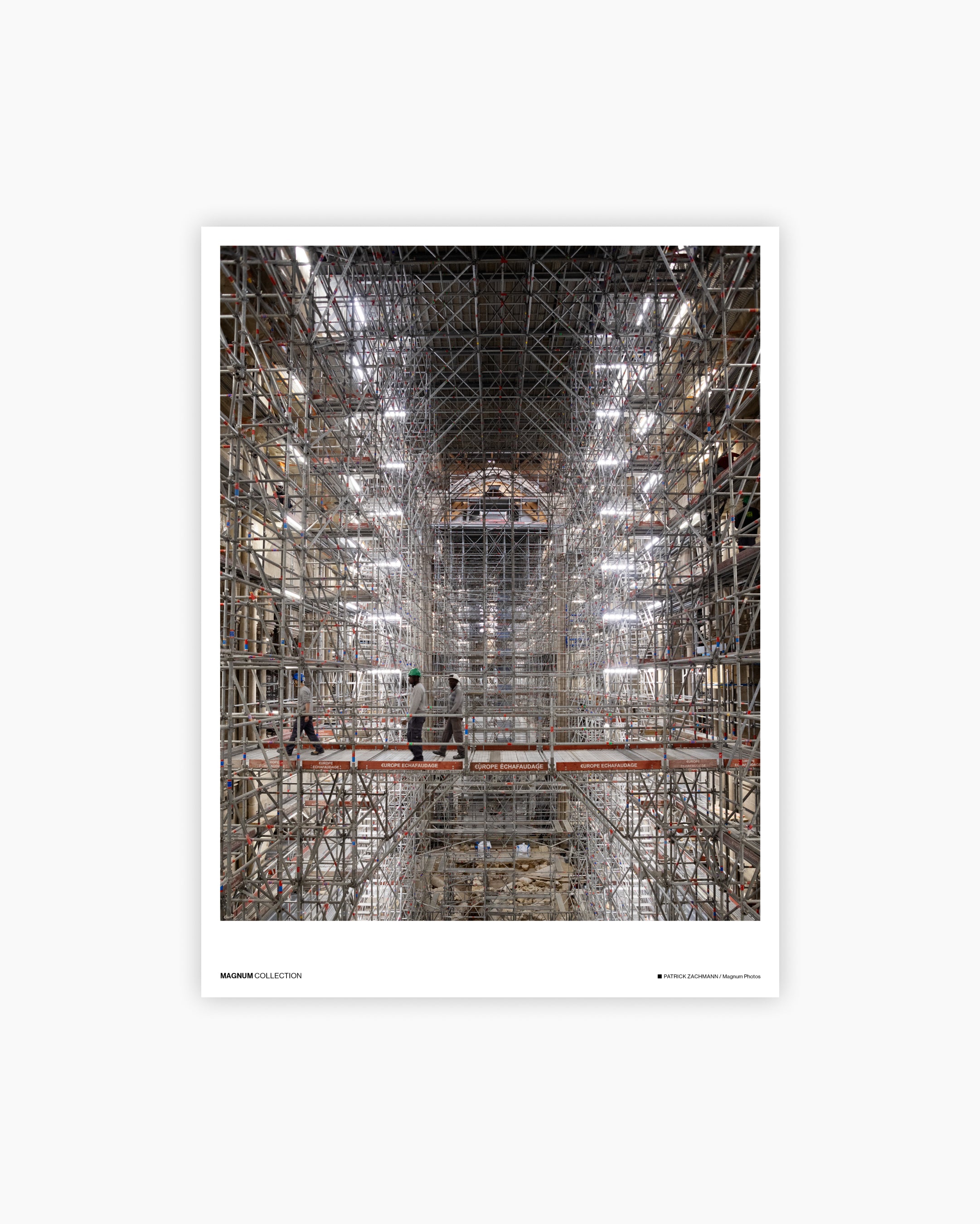 Magnum Poster: Notre-Dame de Paris, during the restoration. France, 2019